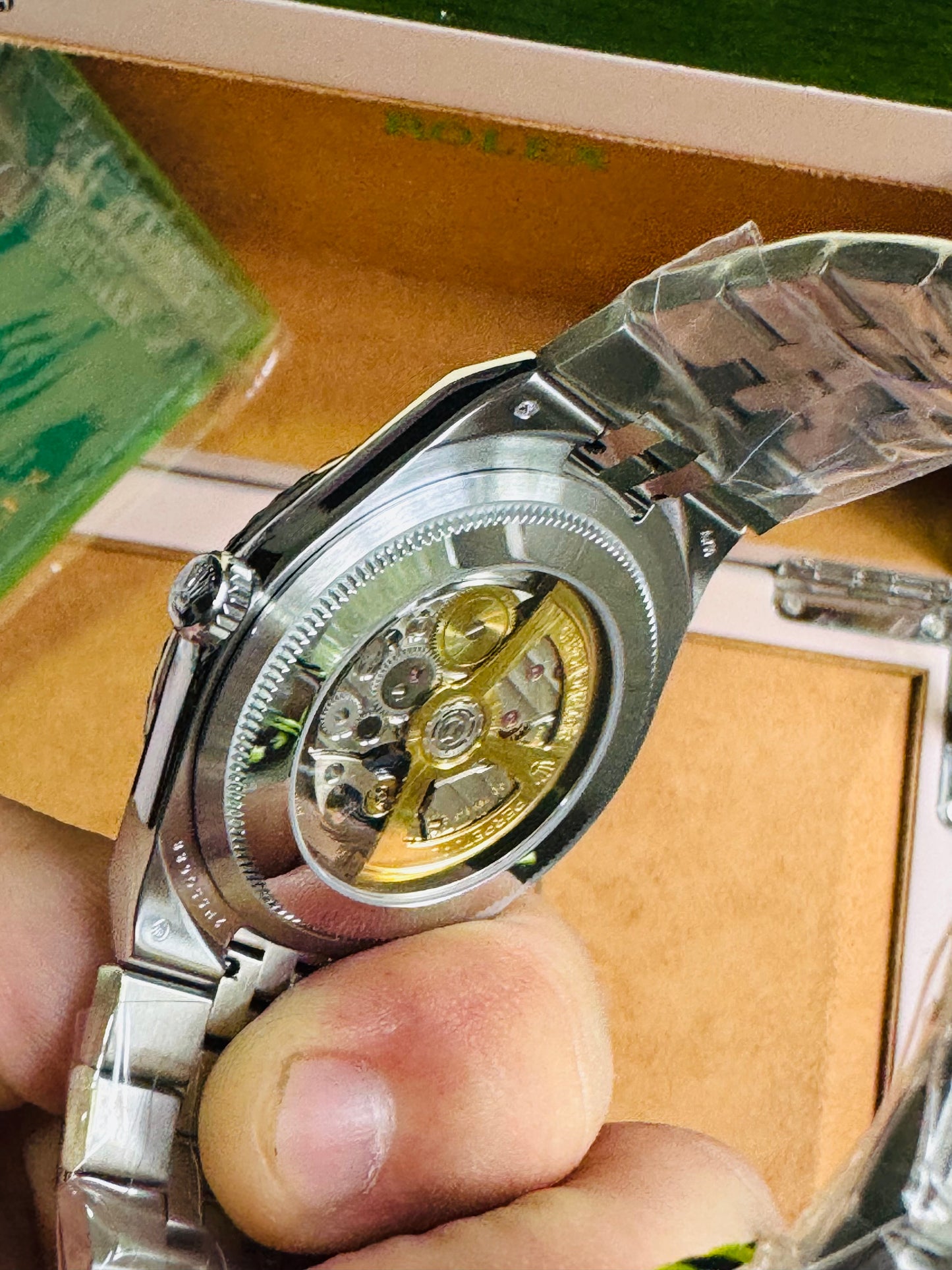 ÚNICO Y EXCLUSIVO RELOJ ROLEX OYSTER PERPETUAL LAND DWELLER- FECHADOR-39 JOYAS 💎 -CRISTAL ZAFIRO- ULTIMO MODELO Y DISEÑO! MÁXIMA ELEGANCIA!!!