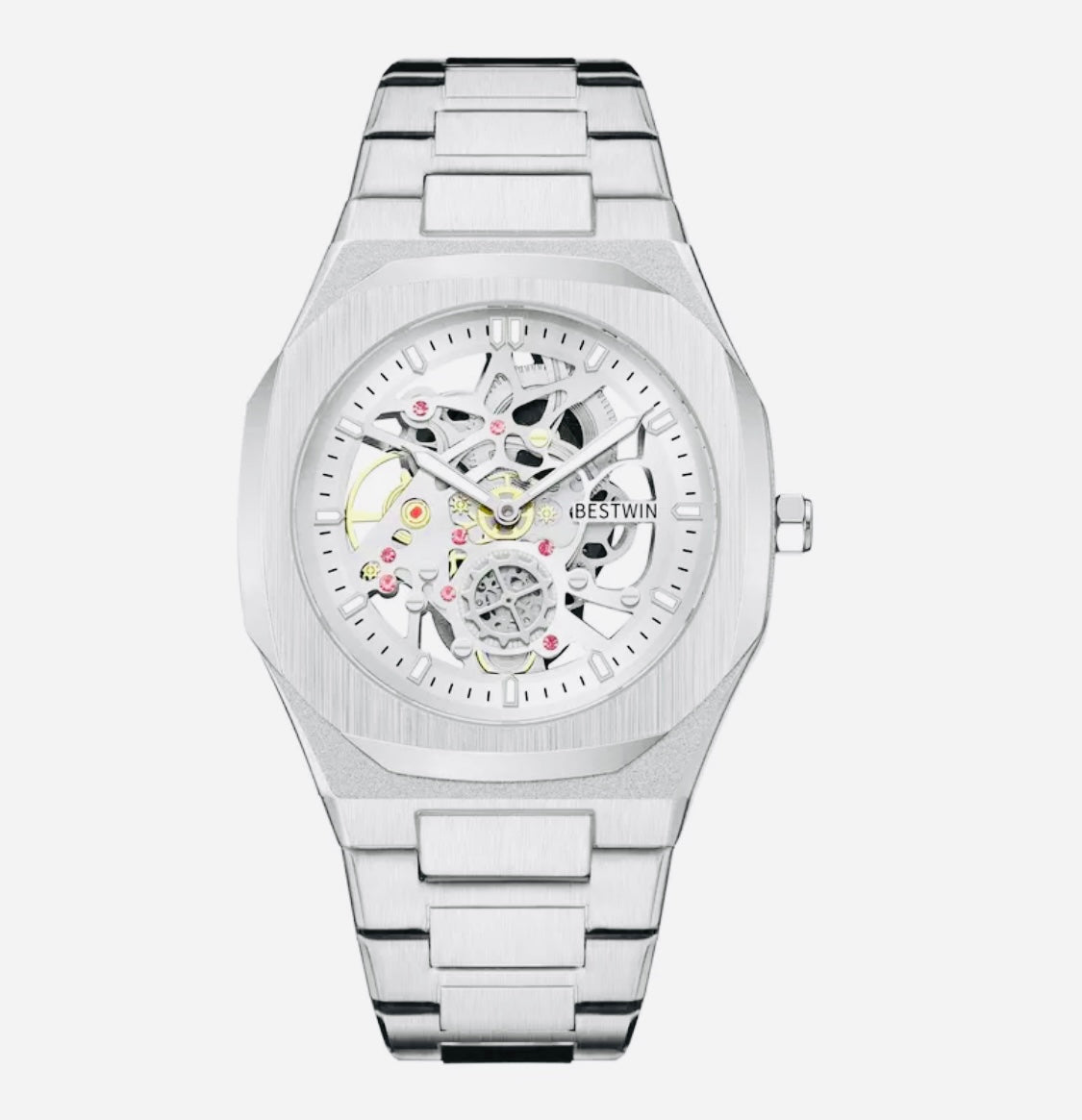 Hermoso Diseño Reloj Skeleton Movimiento de Cuarzo- 💯% Original Perfecto para Regalo 🎁