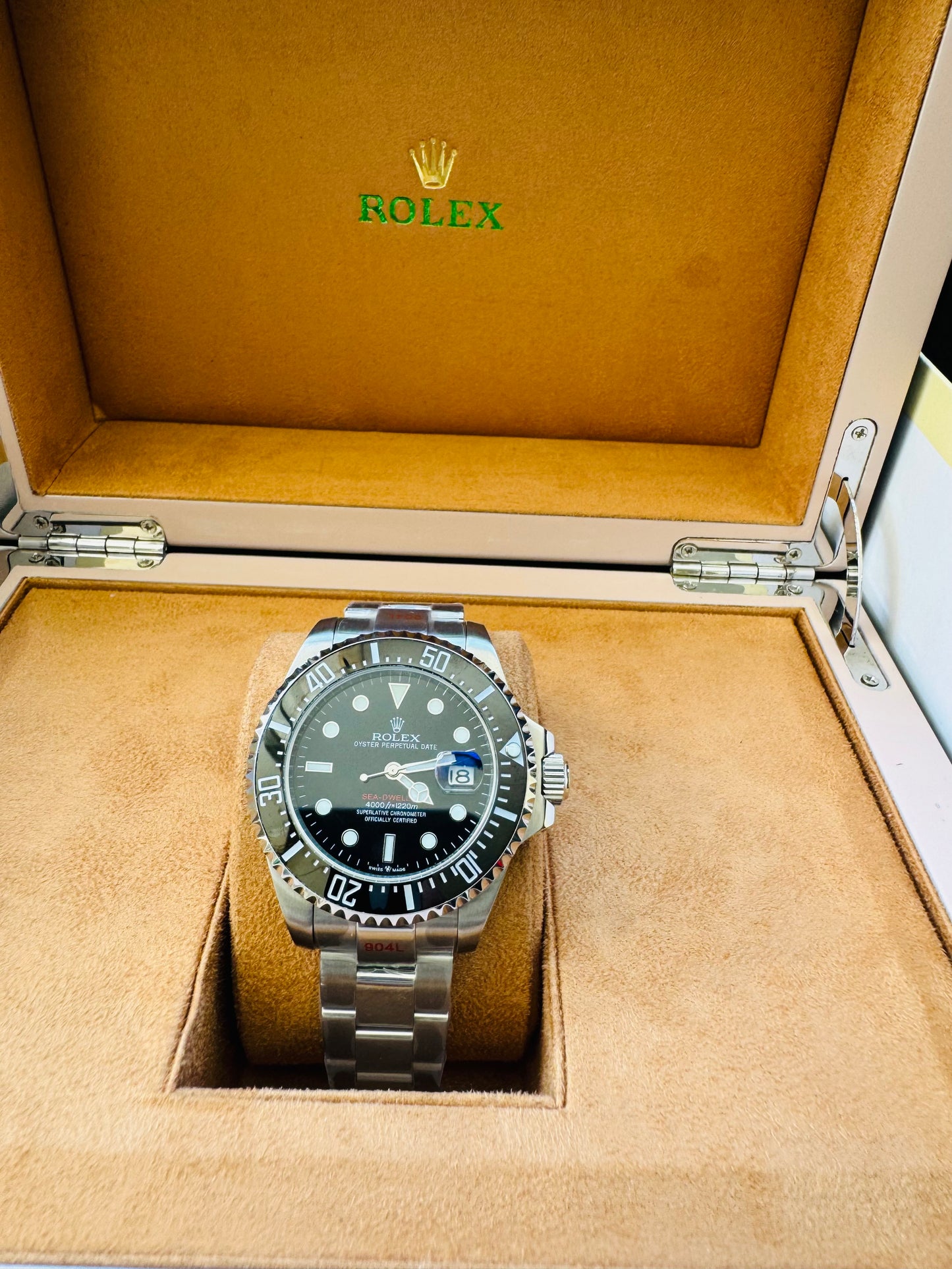 ESPECTACULAR RELOJ ROLEX AUTOMÁTICO SEADWELLER VÁLVULA DE ESCAPE 💨 HERMOSO!!!