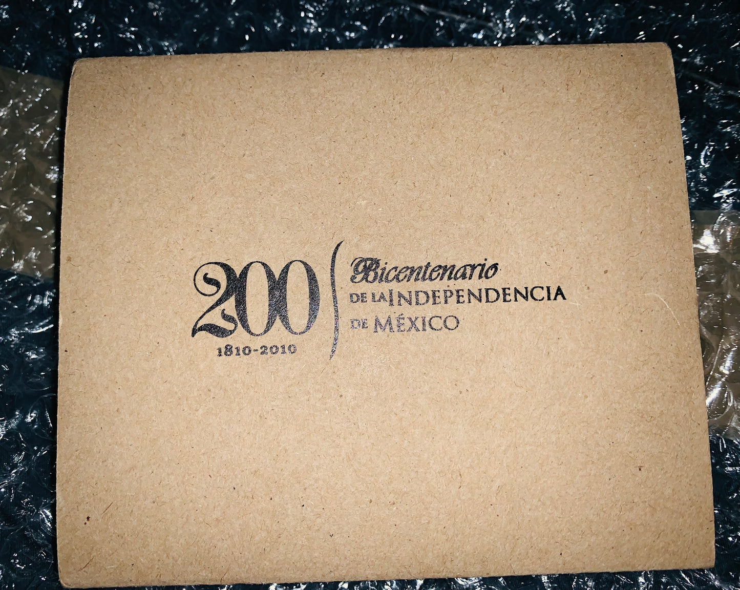 Exclusivo Bicentenario de Oro Puro 24K. Color Champágne Alto Valor Numismático