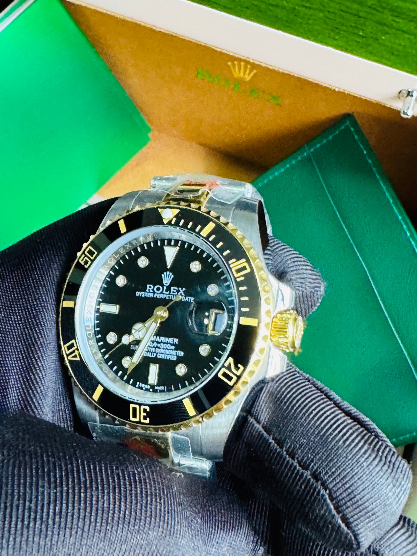 ATEMPORAL ROLEX OYSTER PERPETUAL DATE- CALIDAD Y DISTINCIÓN- FECHADOR - LUMINOSO- CRISTAL ZAFIRO- JOYAS 💎 ETC