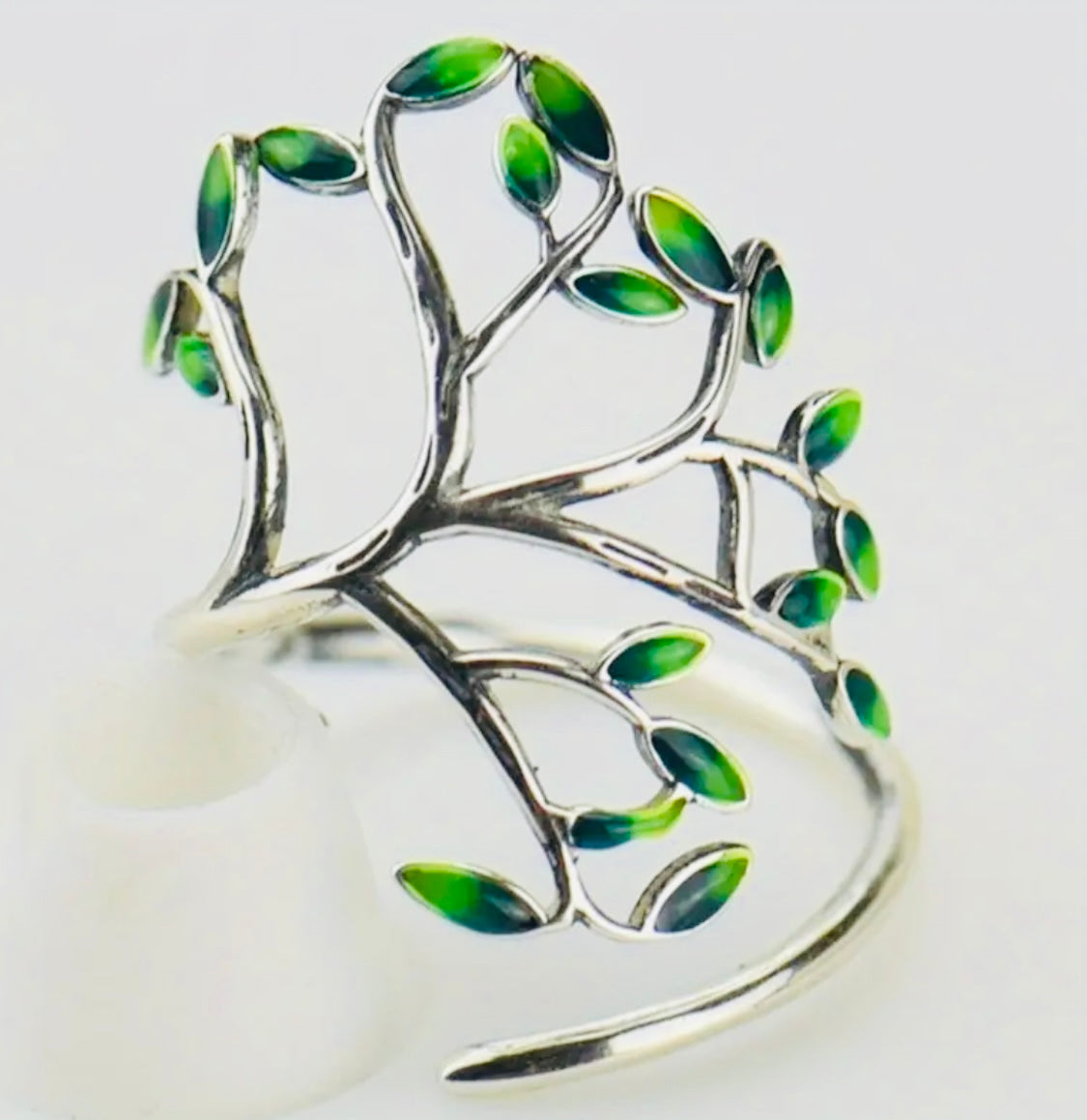 Hermoso anillo de plata Con Incrustaciones de Piedras-Unisex-Initalla-Hipoalergenico! Perfecto para regalo