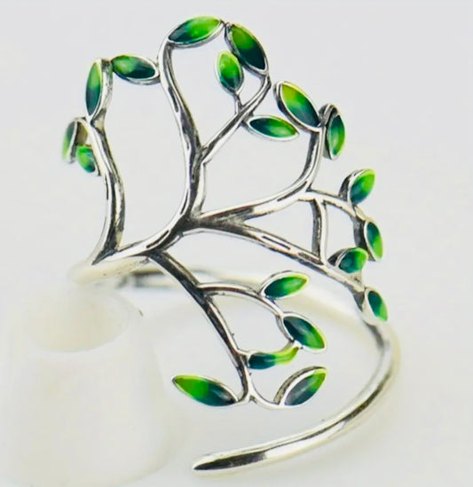 Hermoso anillo de plata Con Incrustaciones de Piedras-Unisex-Initalla-Hipoalergenico! Perfecto para regalo