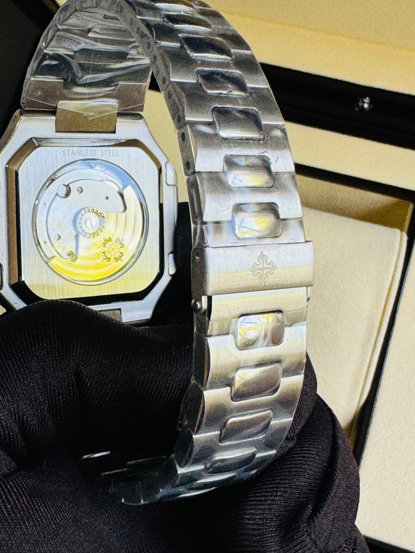 EXCLUSIVO RELOJ PATEK PHILIPPE AUTOMÁTICO- FECHADOR- JOYAS 💎- CRISTAL ZAFIRO- LUMINOSO- ÚLTIMO Y MÁS NUEVO DISEÑO!!!