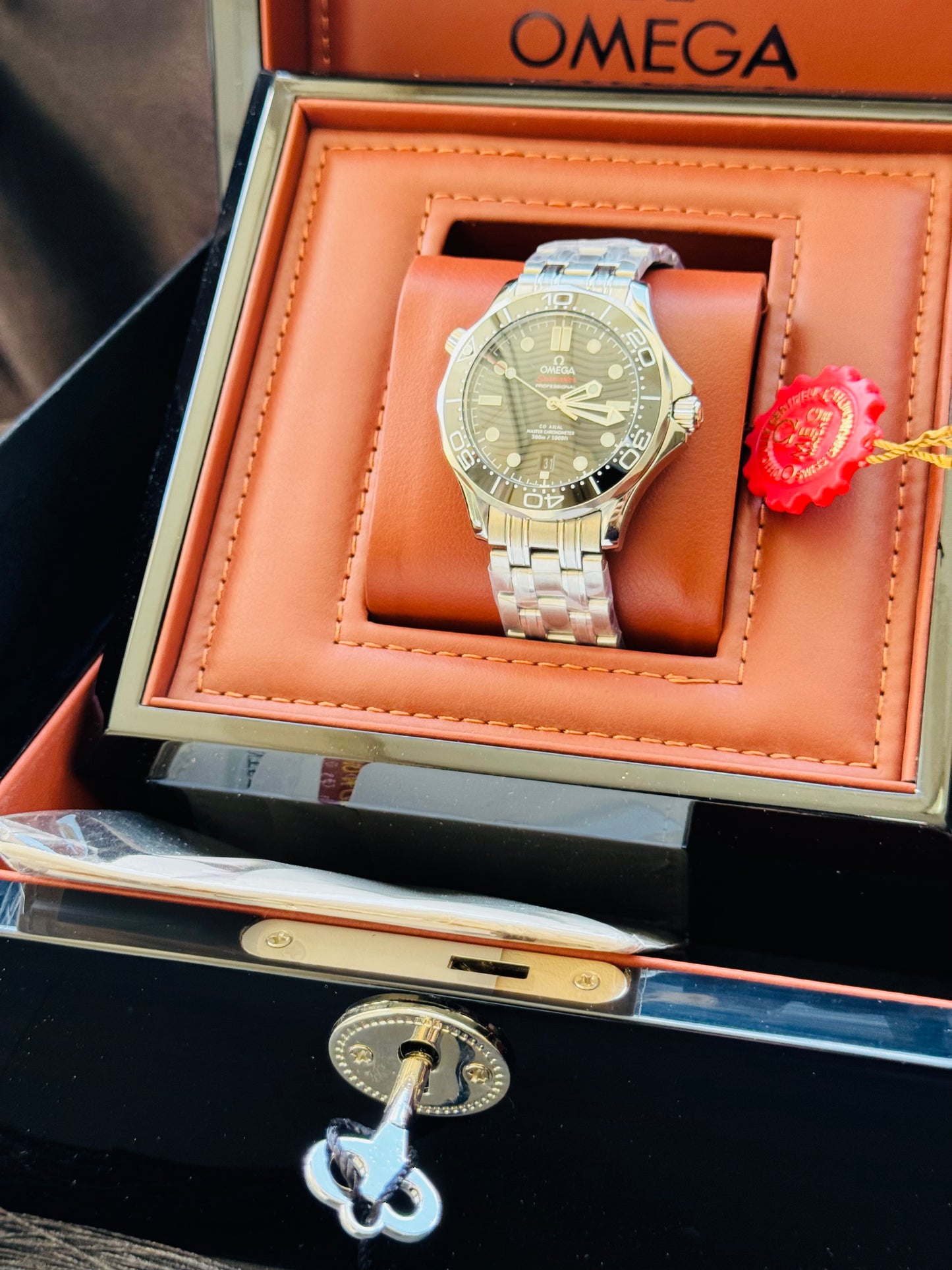 HERMOSO RELOJ AUTOMÁTICO OMEGA SEAMASTER ELEGANTE Y CASUAL!!!