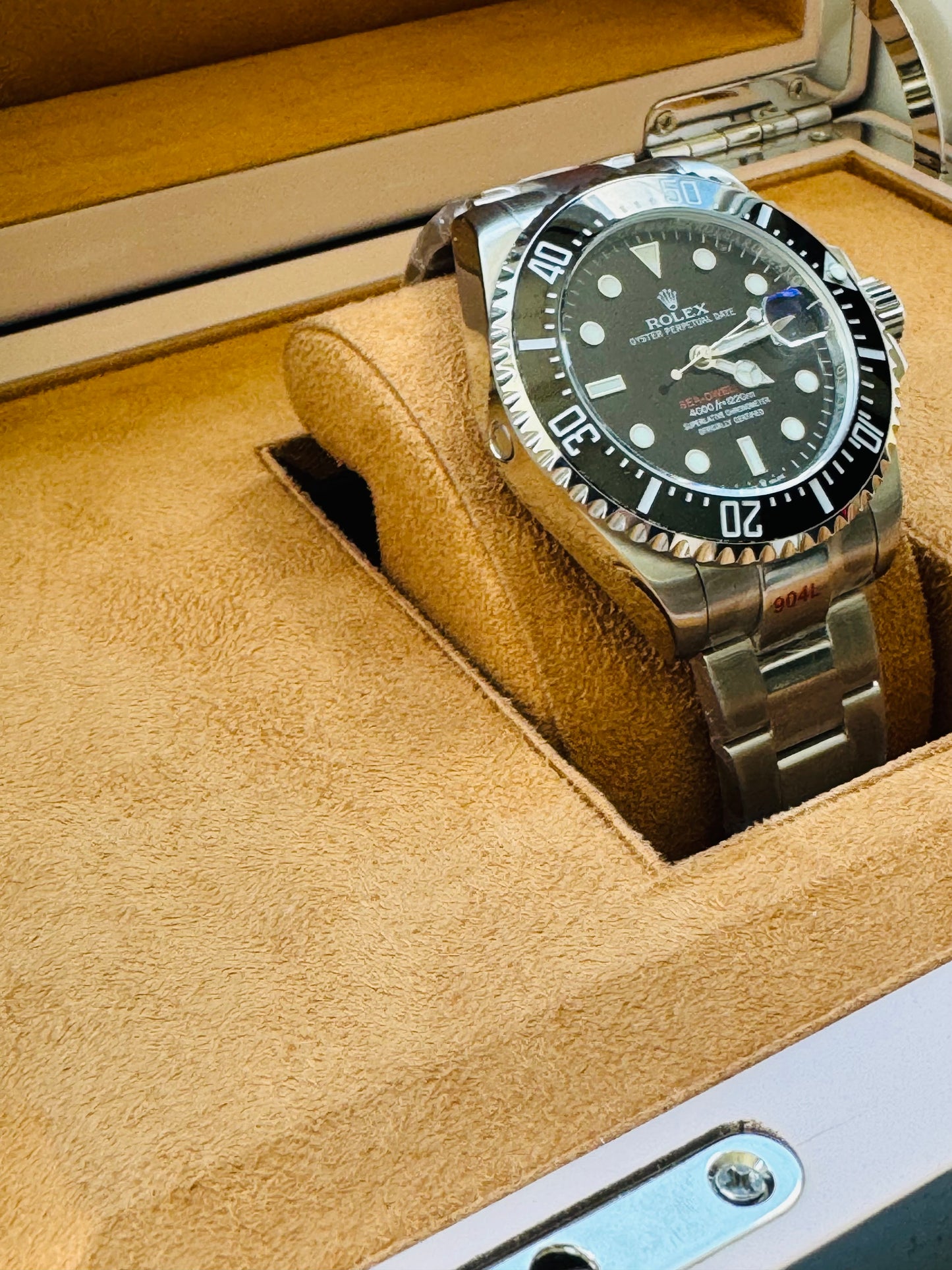 ESPECTACULAR RELOJ ROLEX AUTOMÁTICO SEADWELLER VÁLVULA DE ESCAPE 💨 HERMOSO!!!
