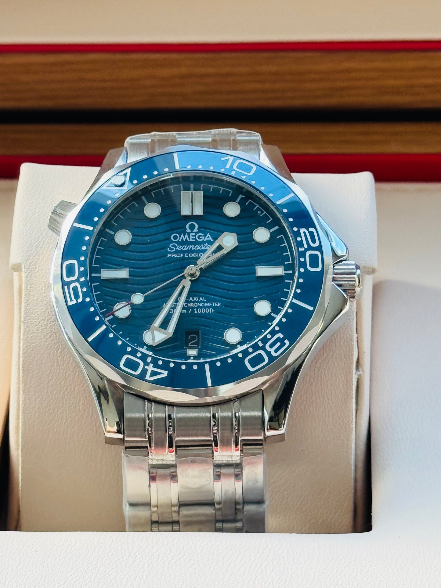 HERMOSO RELOJ OMEGA SEA MASTER AUTOMÁTICO ELEGANTE Y CASUAL!