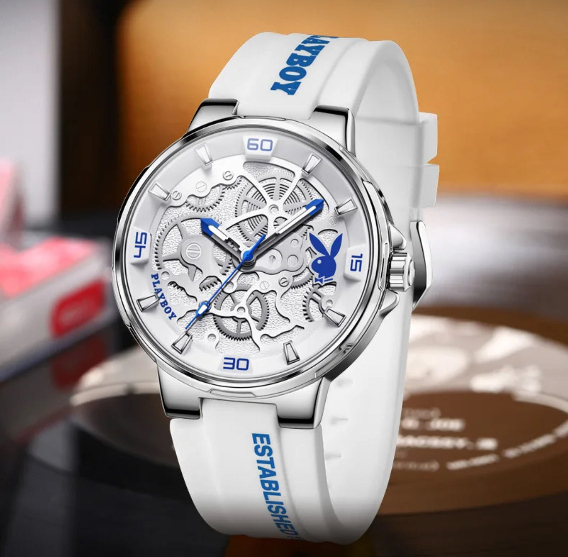 PLAYBOY-Reloj de pulsera luminoso para hombre, cronógrafo de cuarzo, informal, resistente al agua, de lujo, de alta calidad 💯% Original 

información por WhatsApp 99 81 92 84 65
Nota: No se hacen Envíos 🚚 
Ventas solo en Cancún 
Nuestro Lema: No somos N