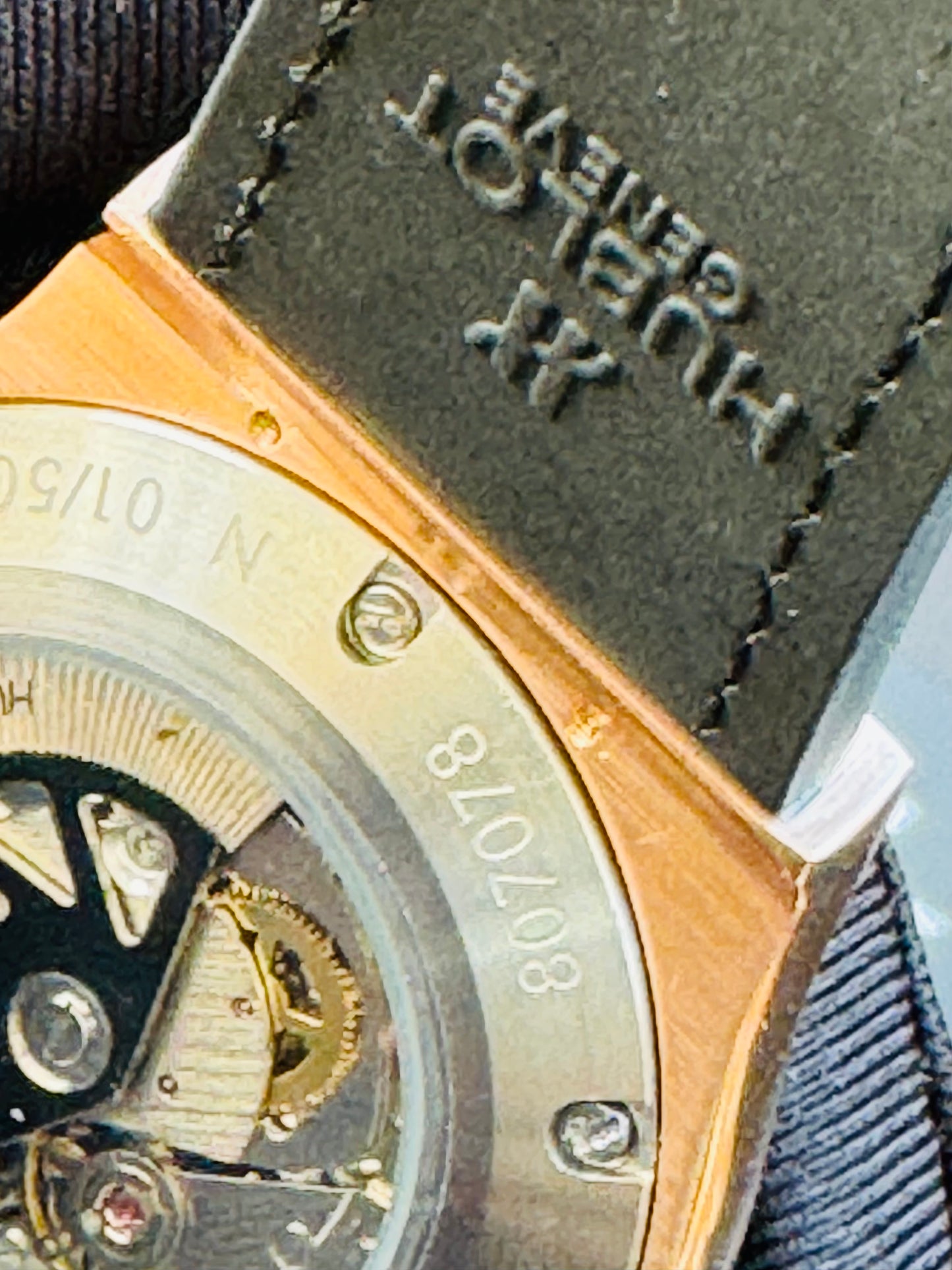 ELEGANTE Y SOFISTICADO DISEÑO RELOJ AUTOMÁTICO MECÁNICO HUBLOT EDICIÓN ESPECIAL CLÁSSIC FUSION!