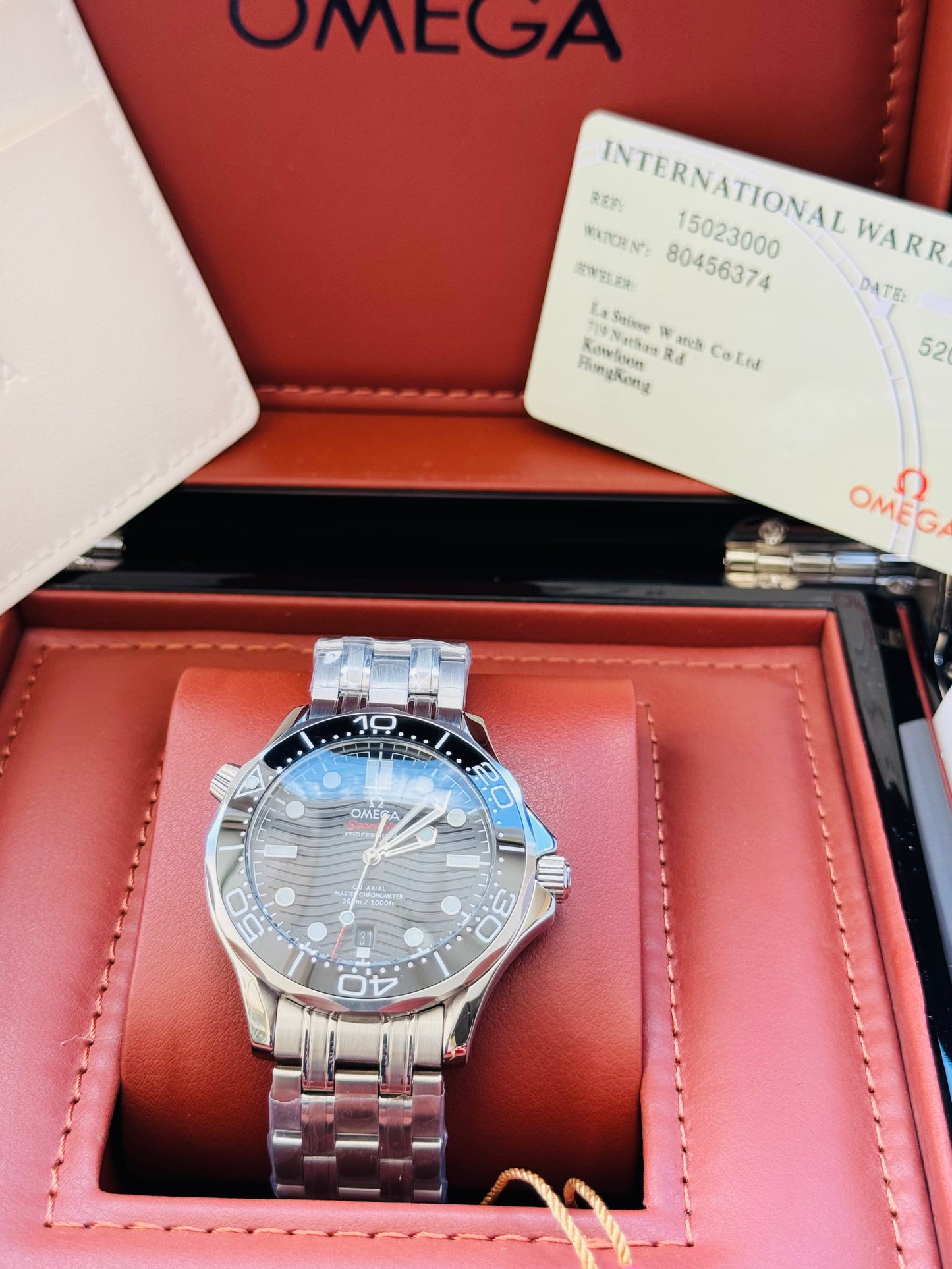 HERMOSO RELOJ AUTOMÁTICO OMEGA SEAMASTER ELEGANTE Y CASUAL!!!