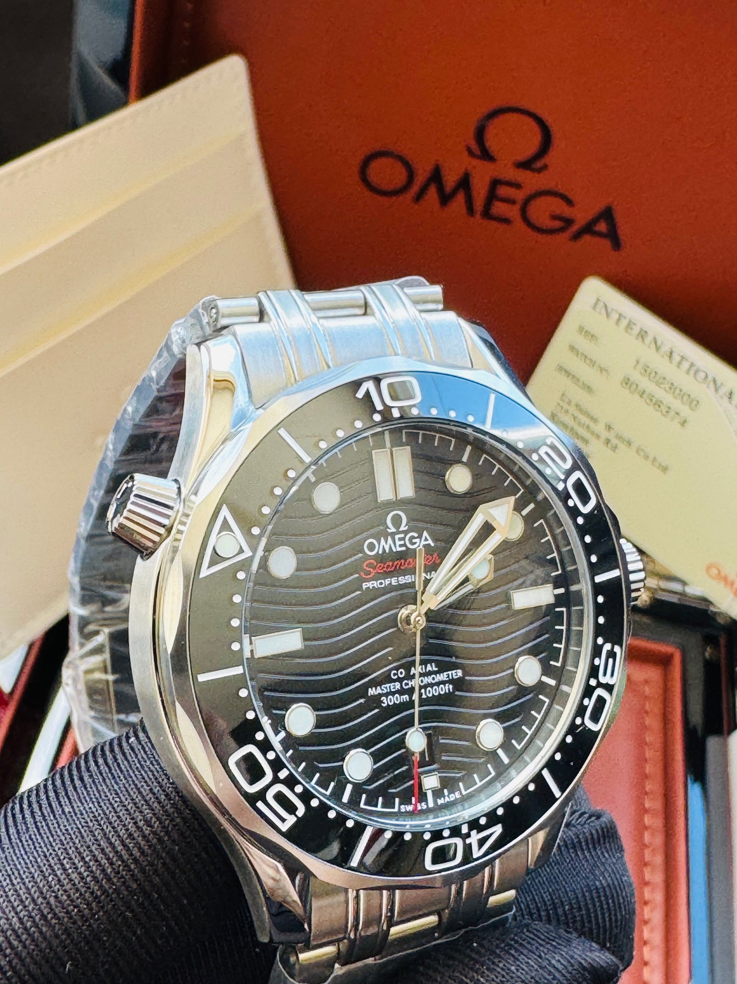 HERMOSO RELOJ AUTOMÁTICO OMEGA SEAMASTER ELEGANTE Y CASUAL!!!