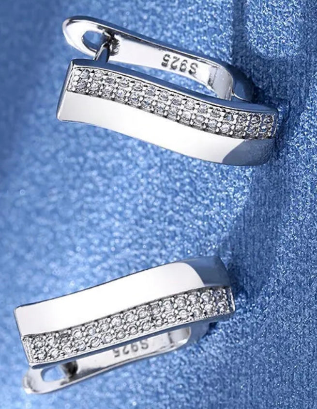 Hermosos Aretes de Plata 925 Hipoalergenicos- Ideales para Regalo