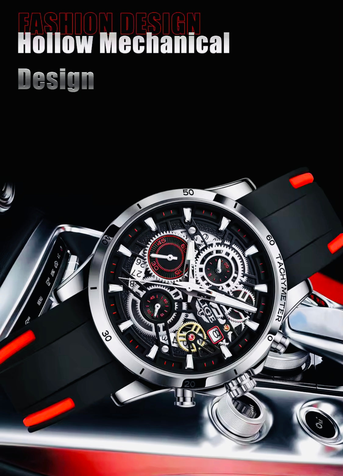 Hermoso Reloj Multifuncional-Movimiento de Cuarzo Excelente Calidad y Diseño! 💯% Original 

información por WhatsApp 99 81 92 84 65
Nota: No se hacen Envíos 🚚 
Ventas solo en Cancún 
Nuestro Lema: No somos Números!
Atencion: Personalizada
