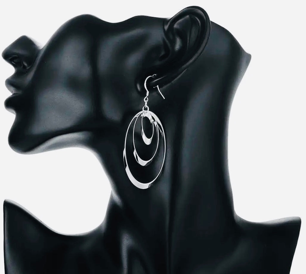 Elegantes Pendientes de Plata 925 Hipoalergenicos Ideales para Regalo 🎁