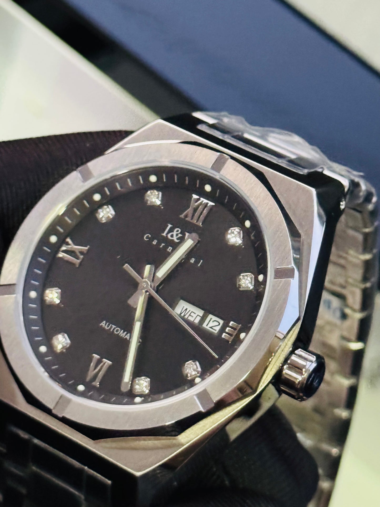IMPRESIONANTE RELOJ AUTOMÁTICO MECÁNICO I & W CARNIVAL 💯% ORIGINAL