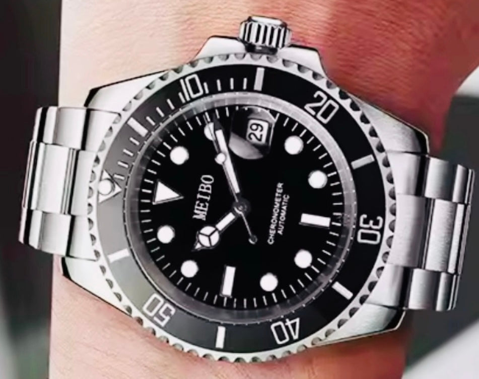Reloj deportivo de cuarzo de acero inoxidable, informal, de negocios Ideal para Regalo 🎁