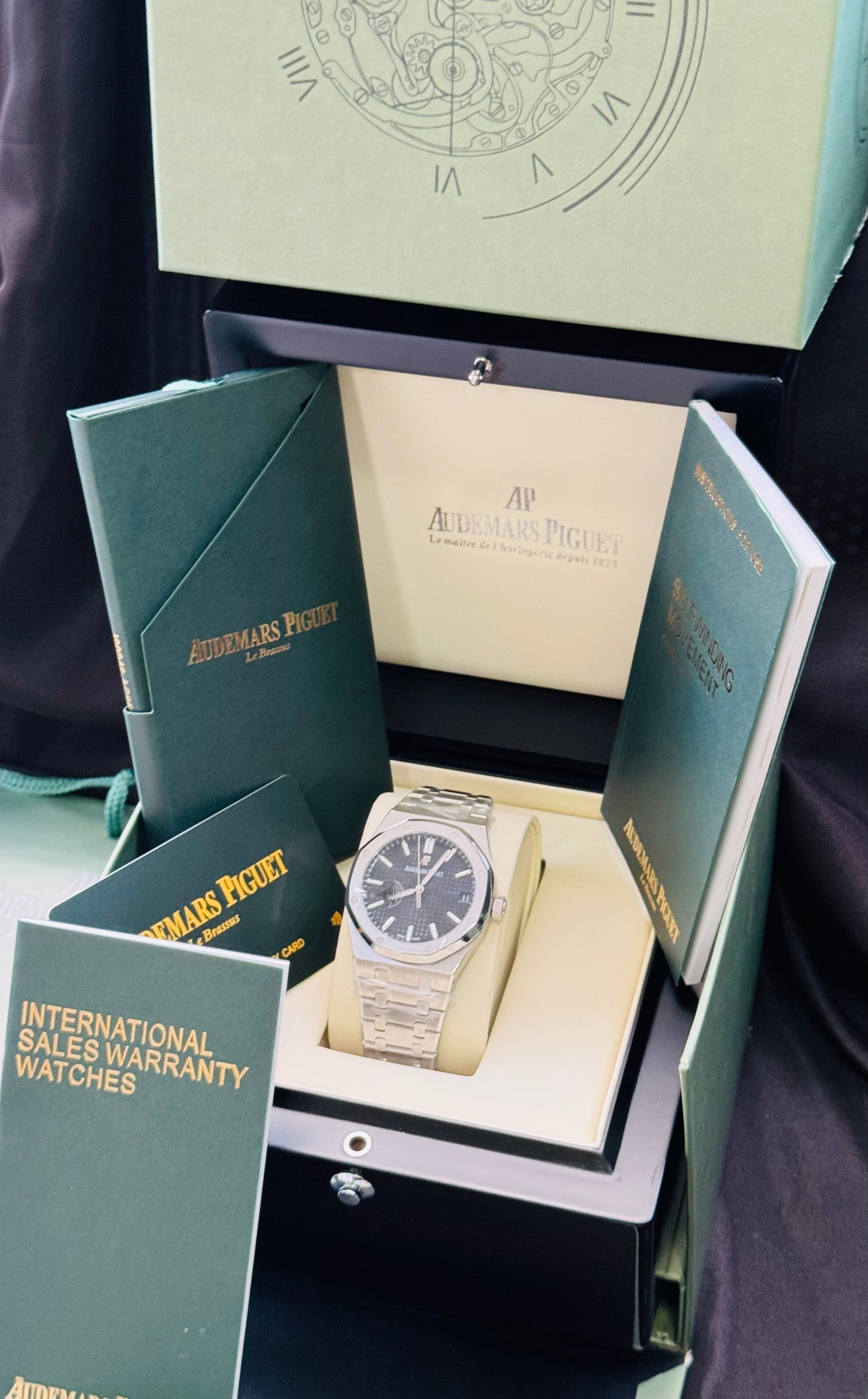 MÁXIMO LUJO IMPONENTE RELOJ AUTOMÁTICO AUDEMARS PIGUET ROYAL OAK SPECIAL EDITION!