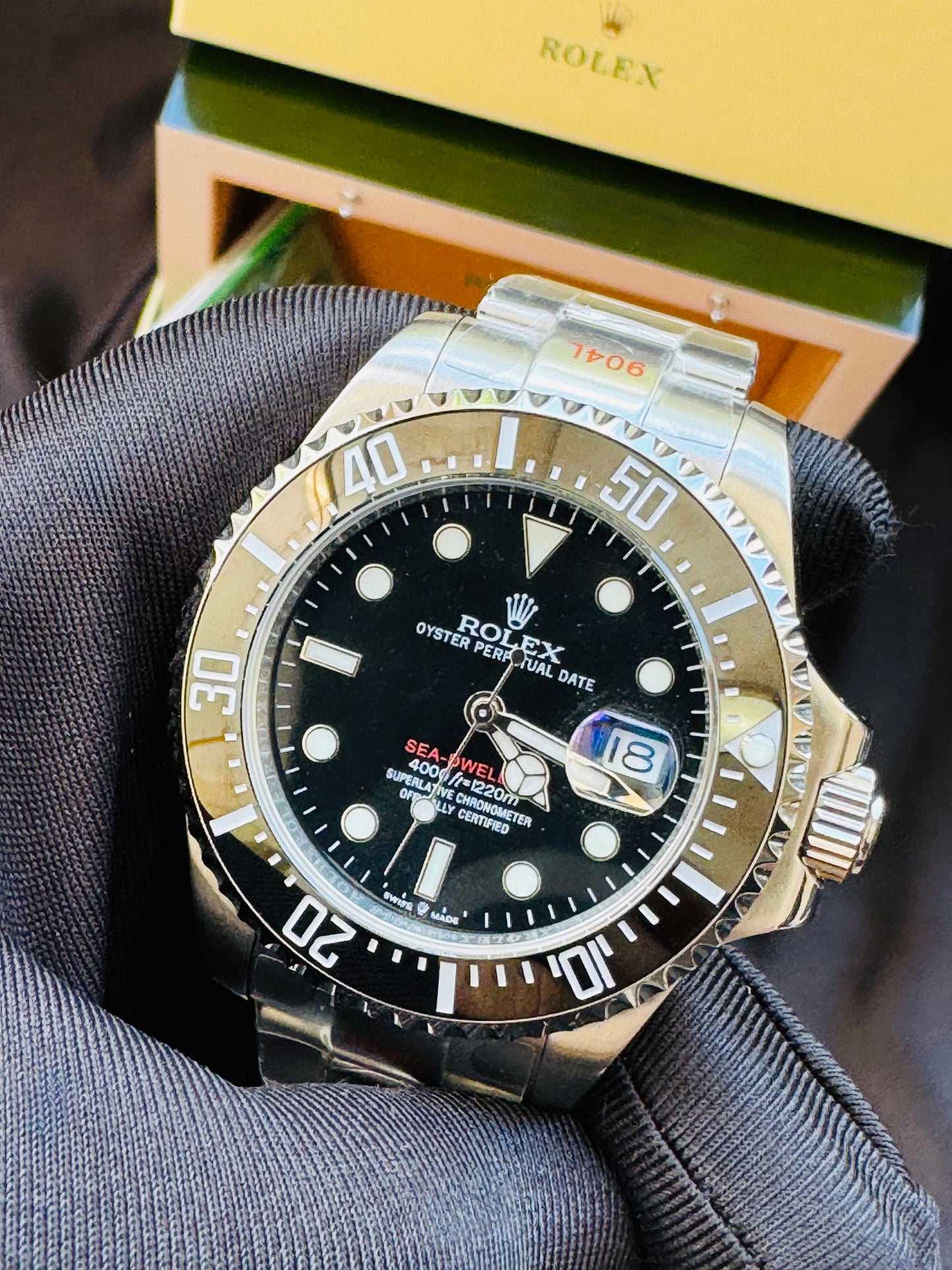 ESPECTACULAR RELOJ ROLEX AUTOMÁTICO SEADWELLER VÁLVULA DE ESCAPE 💨 HERMOSO!!!