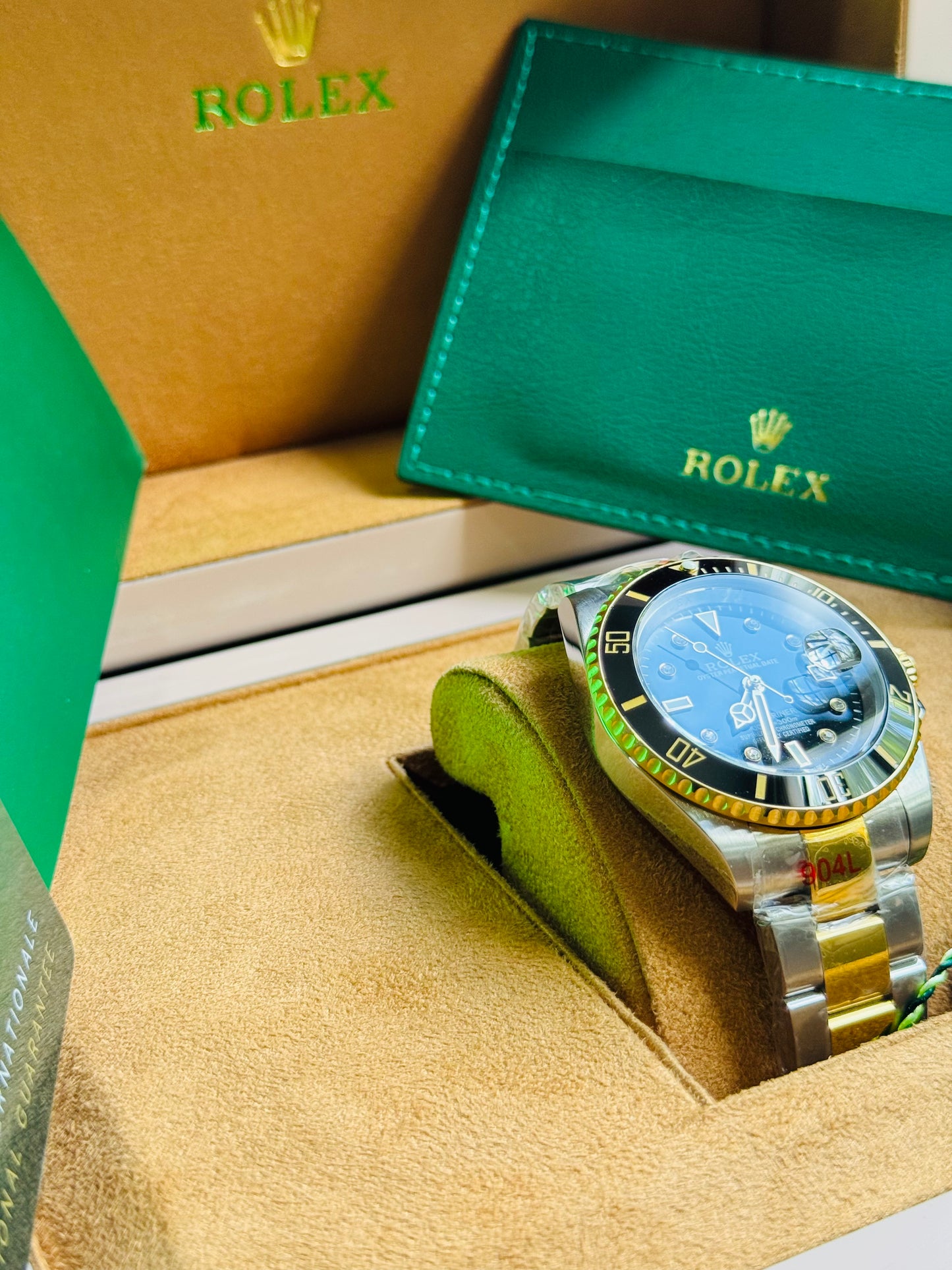 ATEMPORAL ROLEX OYSTER PERPETUAL DATE- CALIDAD Y DISTINCIÓN- FECHADOR - LUMINOSO- CRISTAL ZAFIRO- JOYAS 💎 ETC
