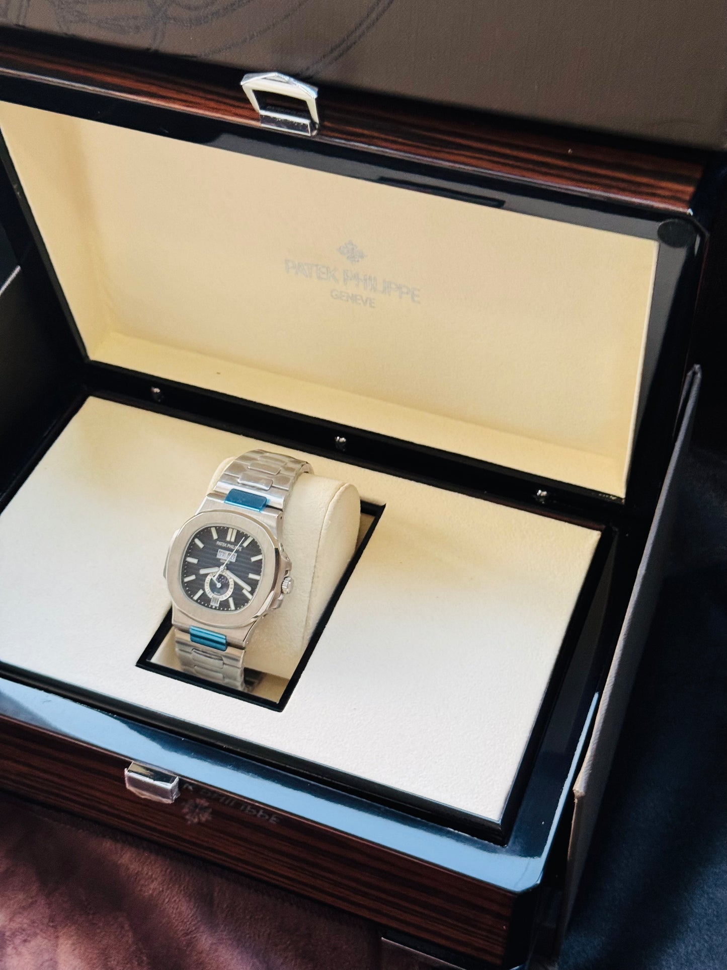 EXCLUSIVO RELOJ AUTOMÁTICO PATEK PHILIPPE MULTIPLES COMPLICACIONES!