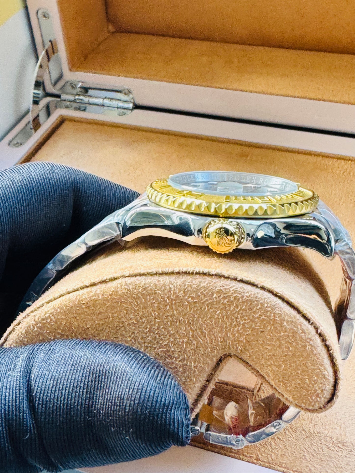 HERMOSO DISEÑO RELOJ AUTOMÁTICO MECÁNICO YACHT MASTER OYSTER PERPETUAL DATE
