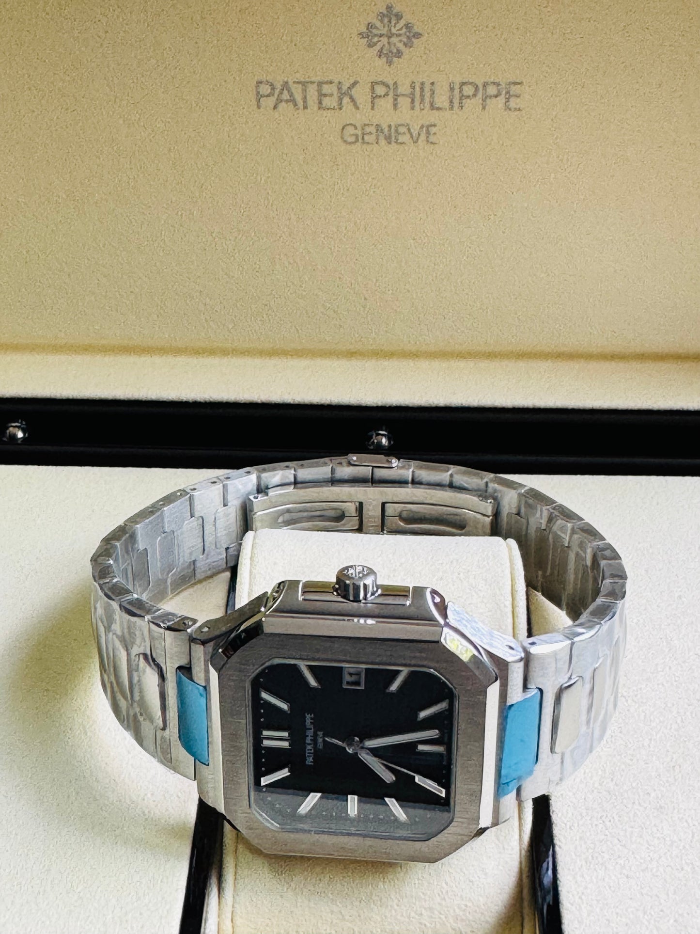 EXCLUSIVO RELOJ PATEK PHILIPPE AUTOMÁTICO- FECHADOR- JOYAS 💎- CRISTAL ZAFIRO- LUMINOSO- ÚLTIMO Y MÁS NUEVO DISEÑO!!!