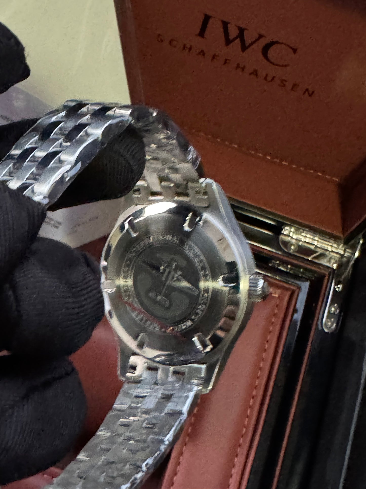 ELEGANTE Y EXCLUSIVO RELOJ AUTOMÁTICO IWC PILOTS WATCH