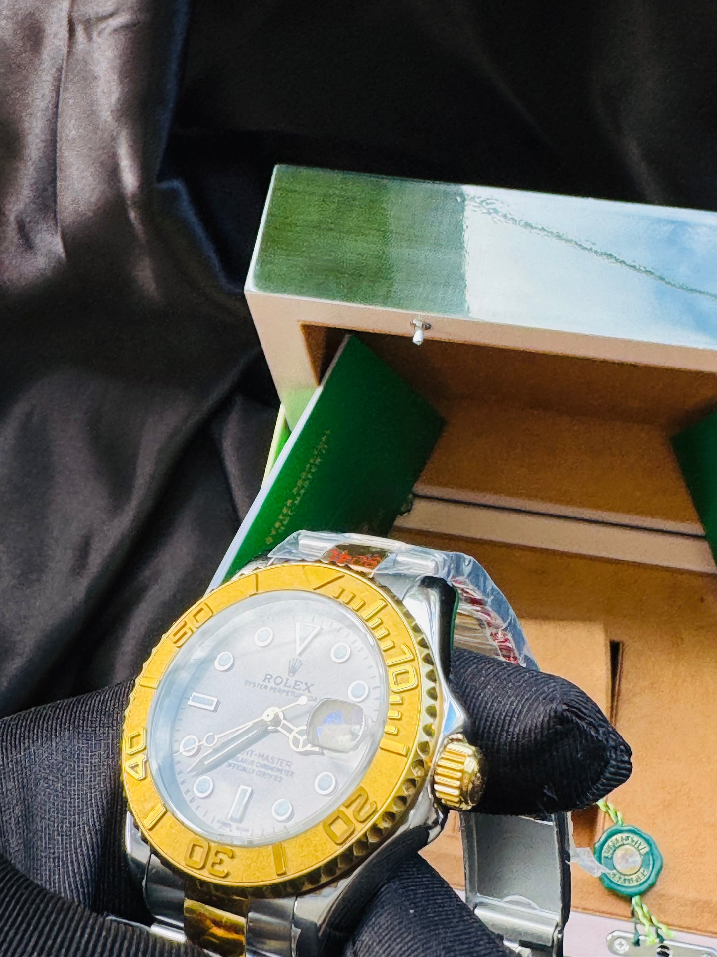HERMOSO DISEÑO RELOJ AUTOMÁTICO MECÁNICO YACHT MASTER OYSTER PERPETUAL DATE