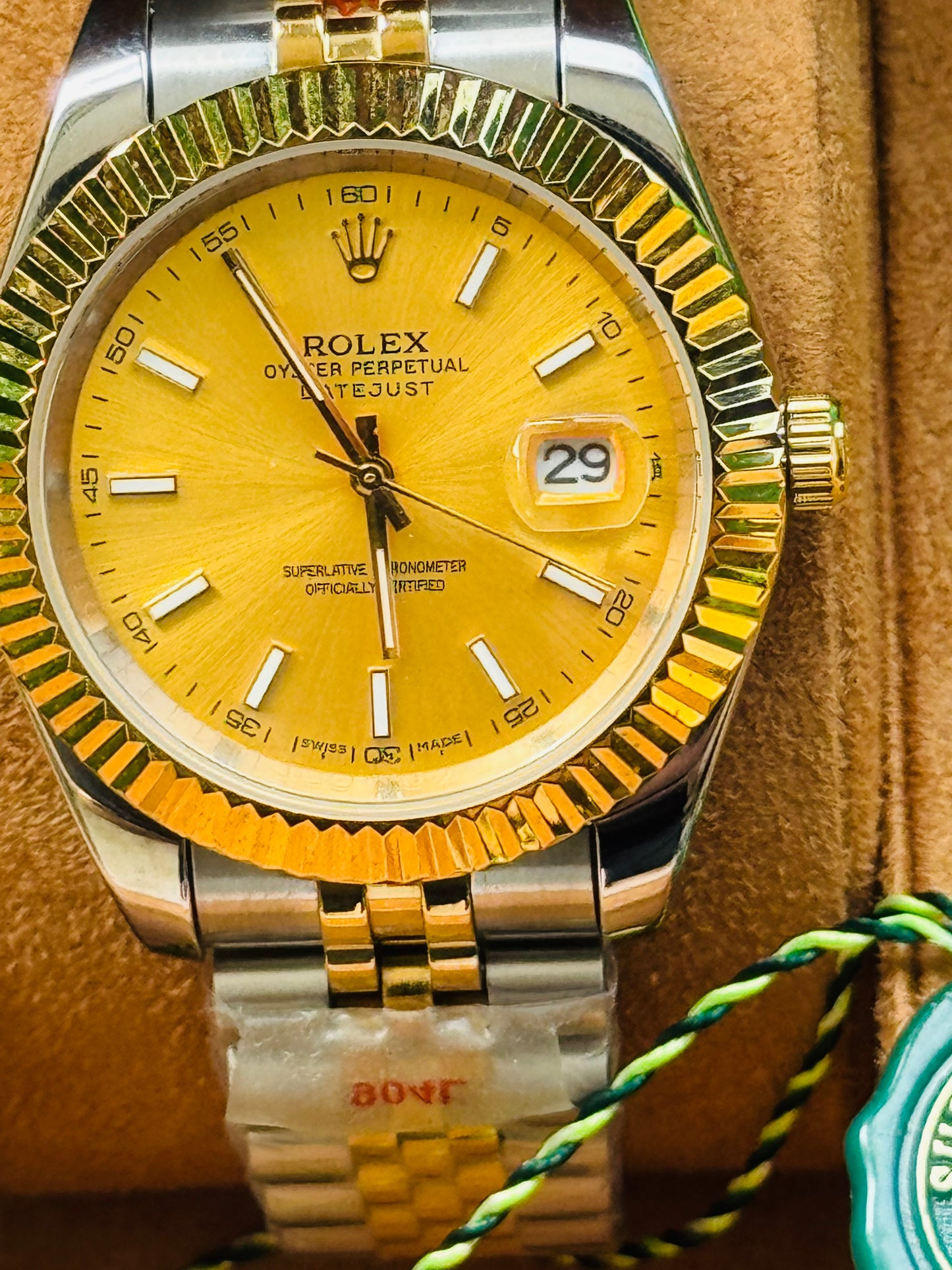 ELEGANTE RELOJ AUTOMÁTICO DATE JUST-OYSTER PERPETUAL ATEMPORAL