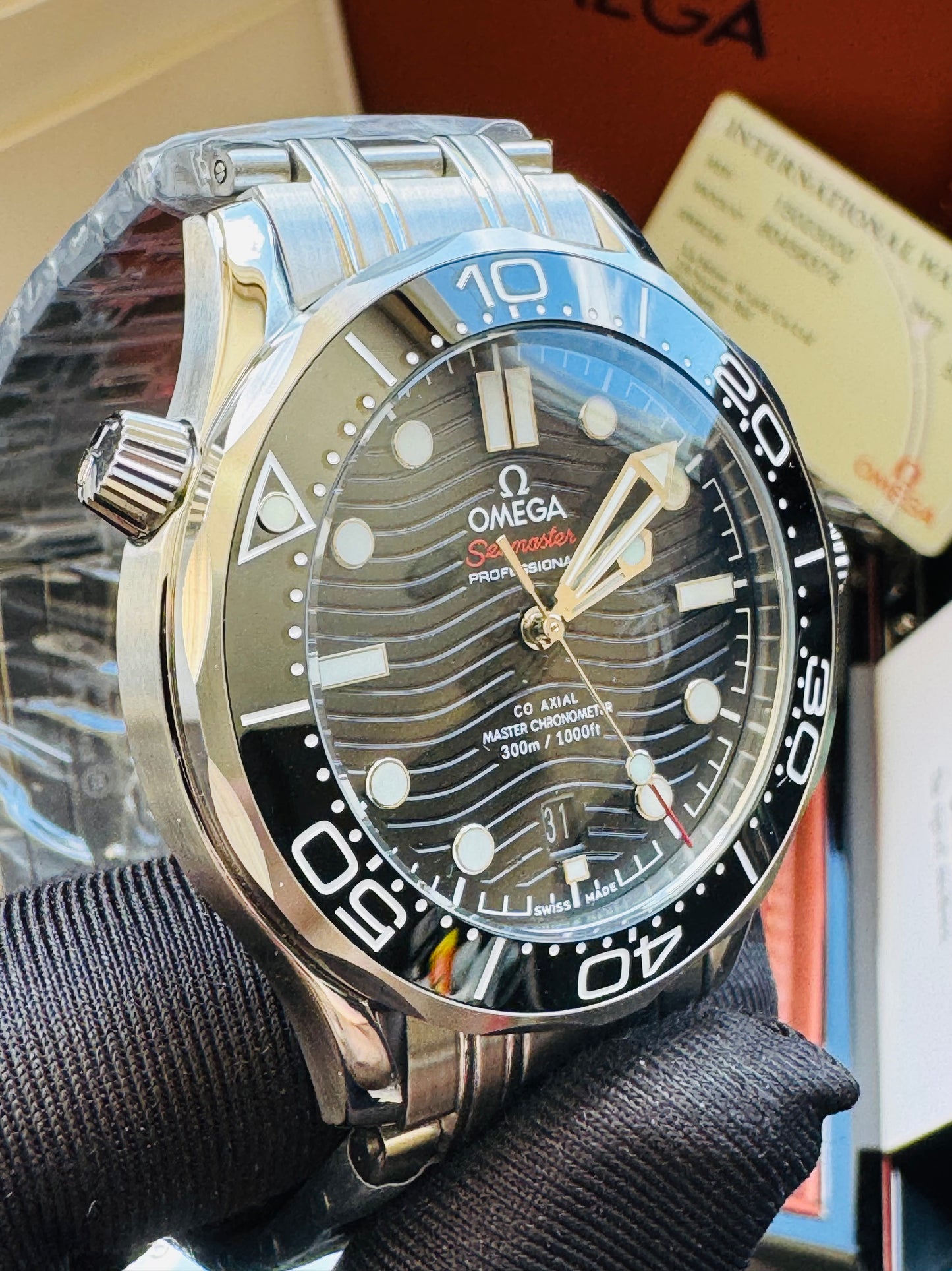 HERMOSO RELOJ AUTOMÁTICO OMEGA SEAMASTER ELEGANTE Y CASUAL!!!
