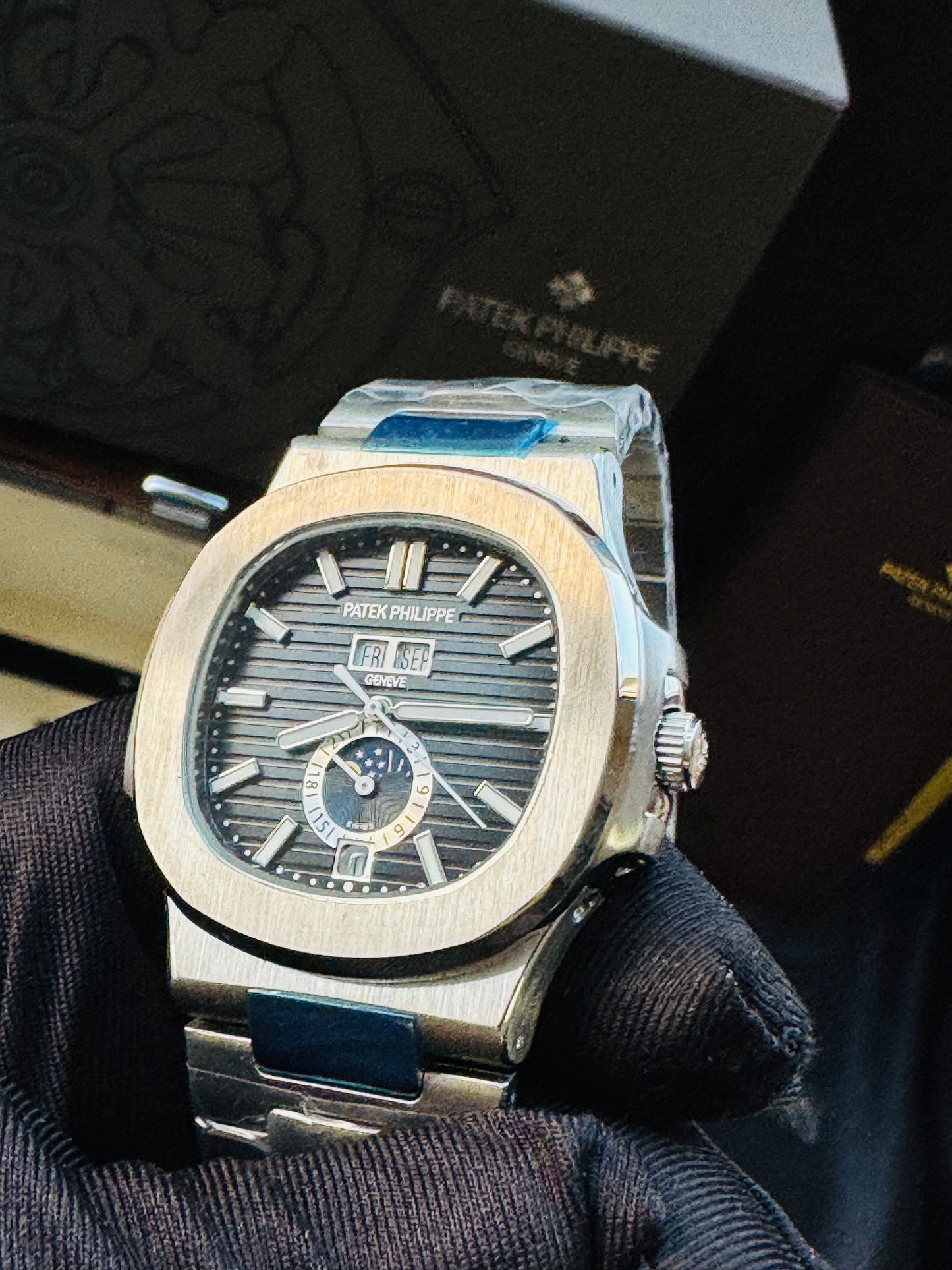 EXCLUSIVO RELOJ AUTOMÁTICO PATEK PHILIPPE MULTIPLES COMPLICACIONES!