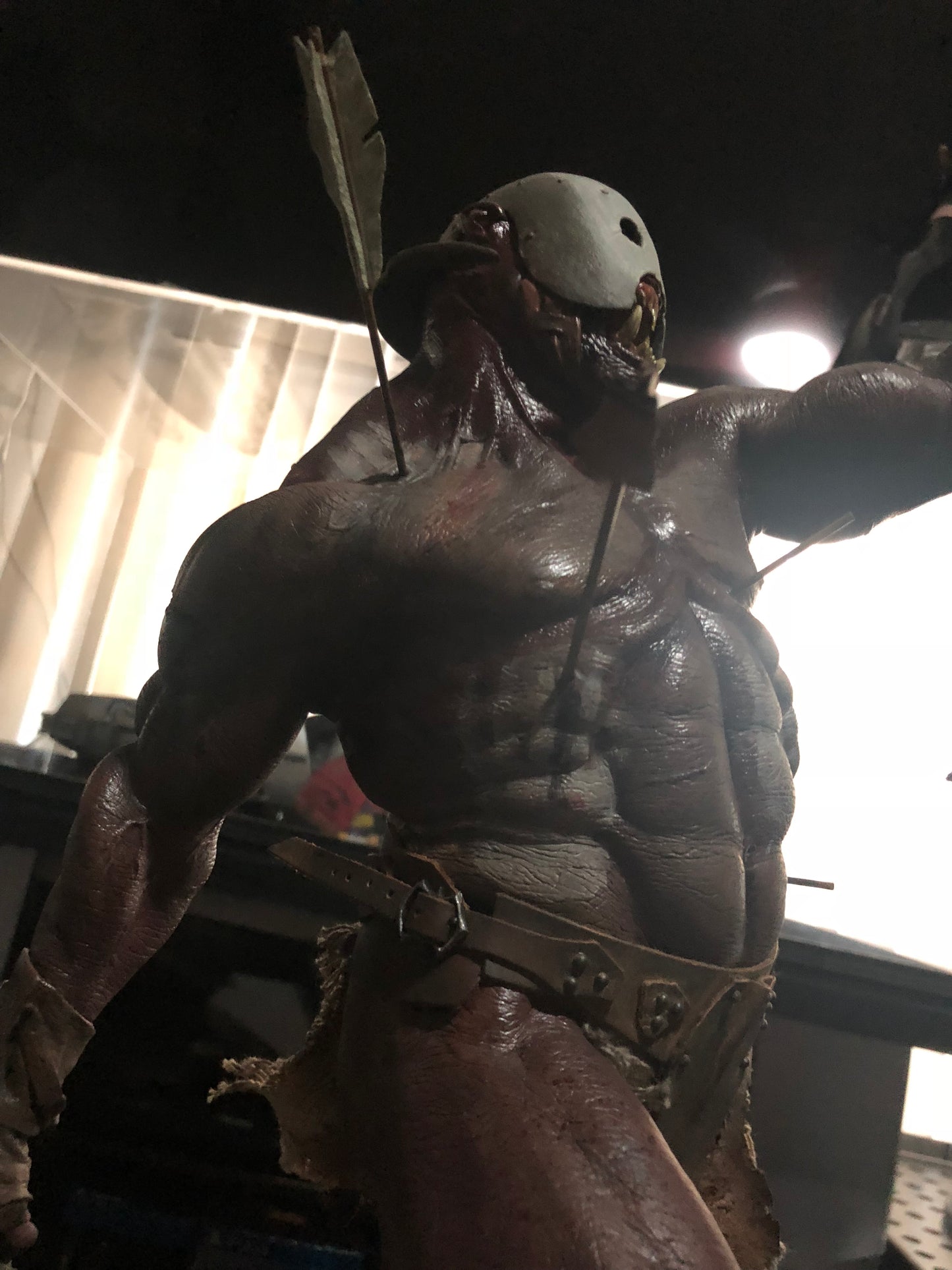 Increíble y Rara Figura escala 1/4 Feroz Uruk Hai Berserker WETA WORKSHOP Favor de Pedir Información al 99 81 92 84 65