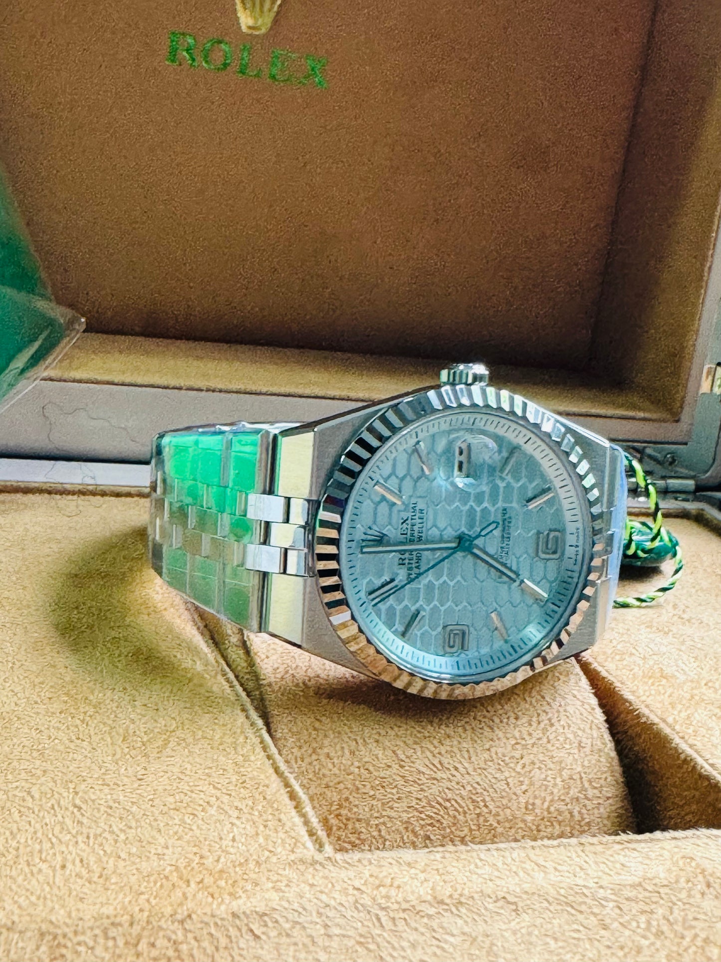 ULTIMO DISEÑO 2025 HERMOSO ROLEX OYSTER PERPETUAL LAND-DWELLER AUTOMÁTICO MECÁNICO-FECHADOR-CHRONOMETER-34 JOYAS 💎-CRISTAL ZAFIRO- MÁXIMO LUJO! NUEVO ESPECTACULAR DISEÑO 2025