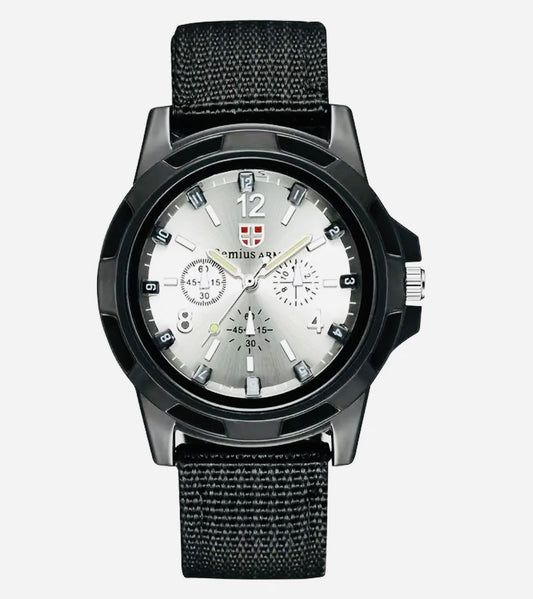 Reloj de pulsera deportivo casual para hombres con correa de nailon, elección ideal para regalo 🎁 

NOTA:

No se hacen envíos 🚚  📦 💨!

Las Ventas son solo en Cancún

Nuestro Lema: No somos Números!