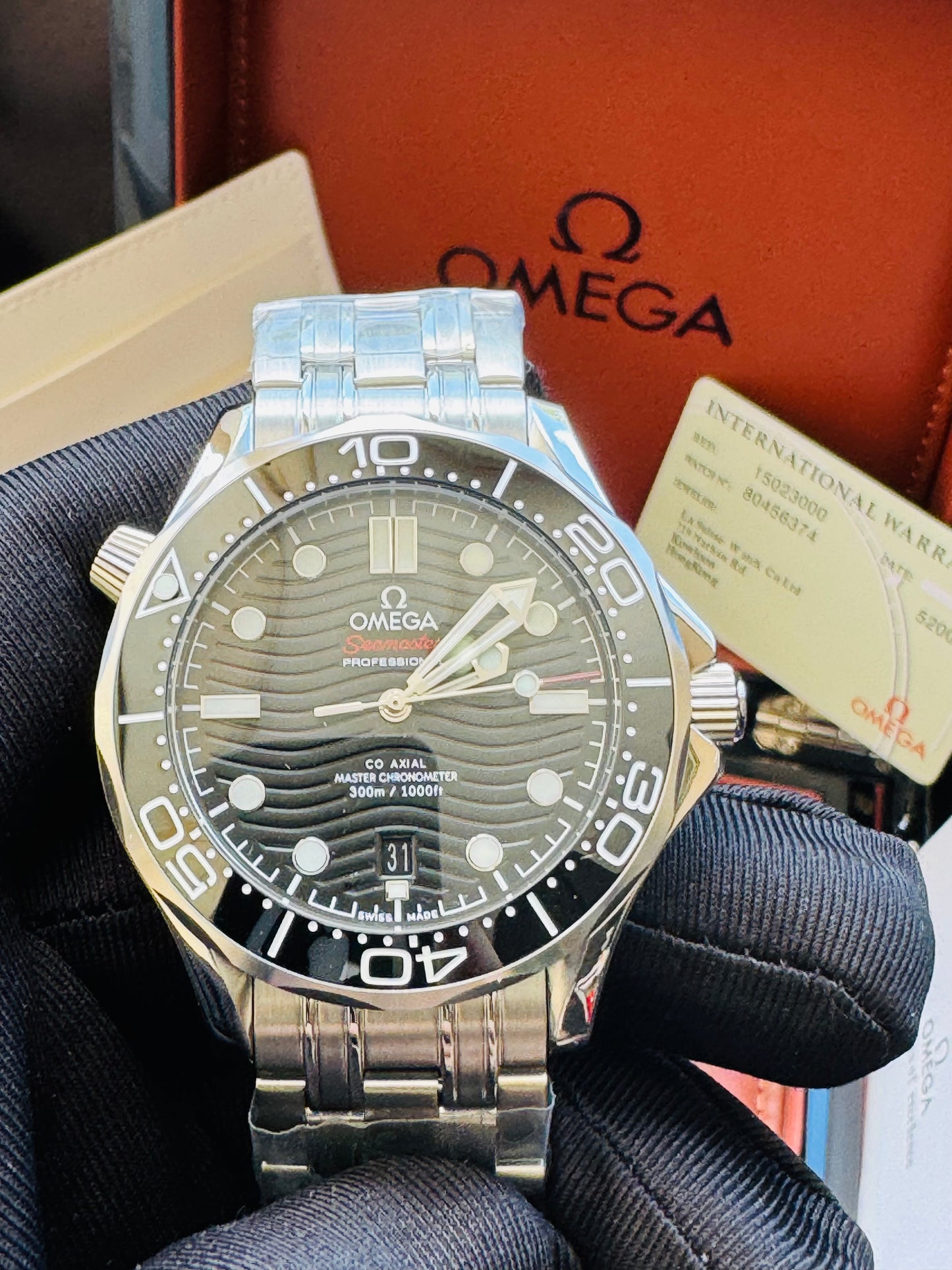 HERMOSO RELOJ AUTOMÁTICO OMEGA SEAMASTER ELEGANTE Y CASUAL!!!
