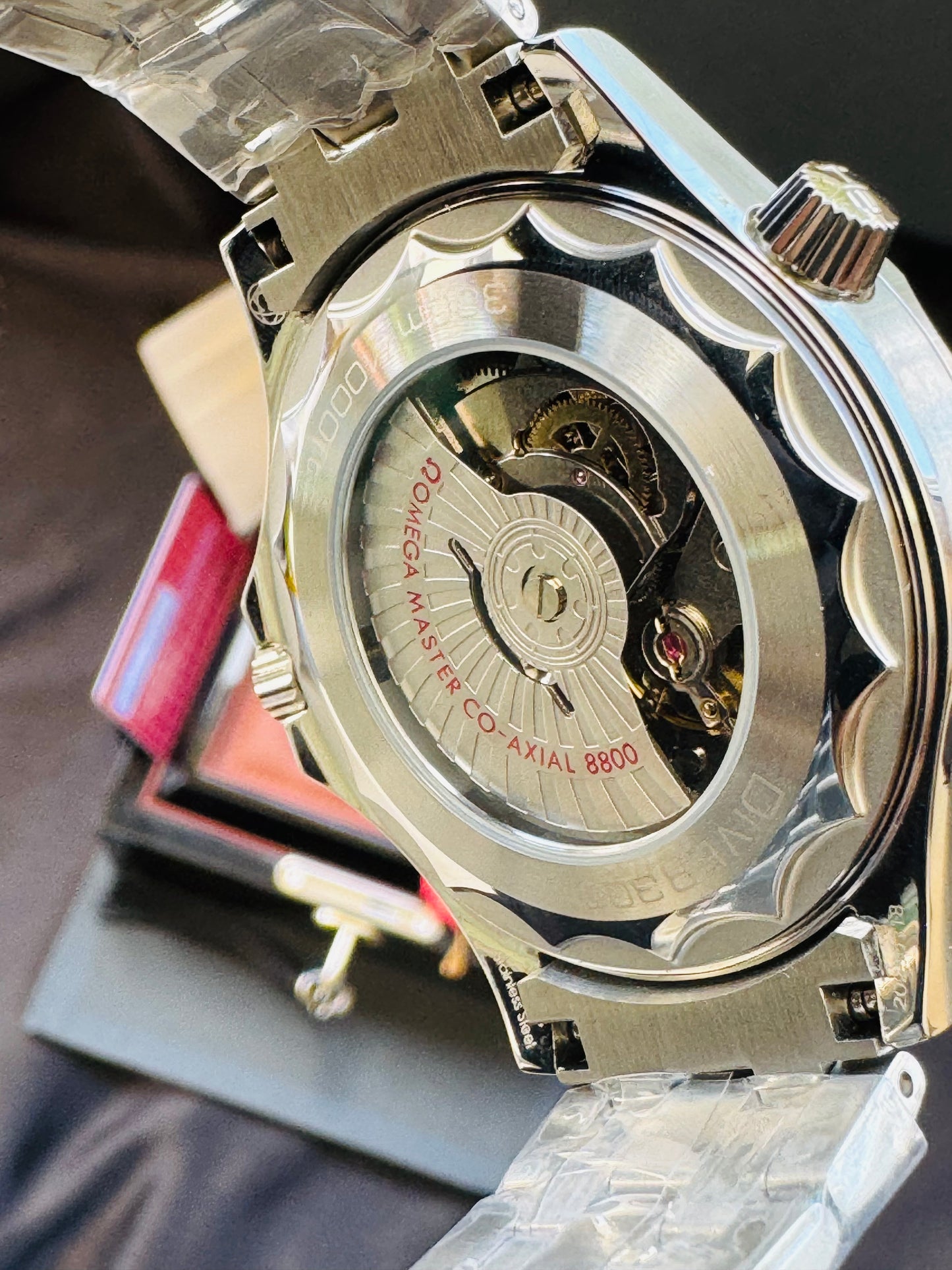 HERMOSO RELOJ AUTOMÁTICO OMEGA SEAMASTER ELEGANTE Y CASUAL!!!