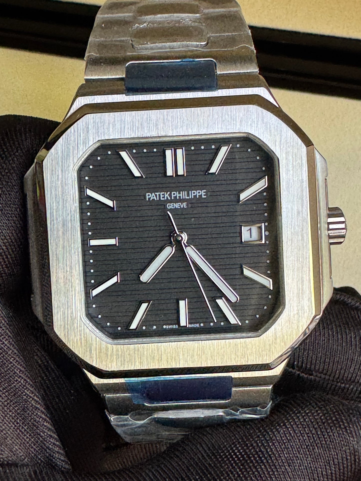 EXCLUSIVO RELOJ PATEK PHILIPPE AUTOMÁTICO- FECHADOR- JOYAS 💎- CRISTAL ZAFIRO- LUMINOSO- ÚLTIMO Y MÁS NUEVO DISEÑO!!!