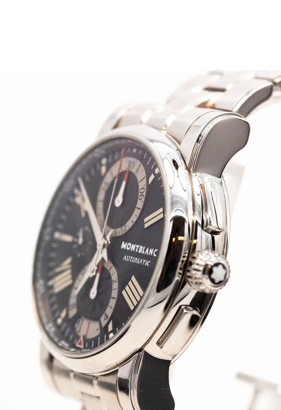 RELOJ MONT BLANC

-MEISTERSTUCK

AUTOMÁTICO MECÁNICO

CRISTAL ZAFIRO-

25 JOYAS

MÚLTIPLES COMPLICACIONES -

FECHADOR -

CRONÓMETRO -

CRONOGAFO-

FECHADOR-

CALENDARIO-

DIA DE LA SEMANA-

ETC -100%

ORIGINAL CAJA PAPELES
