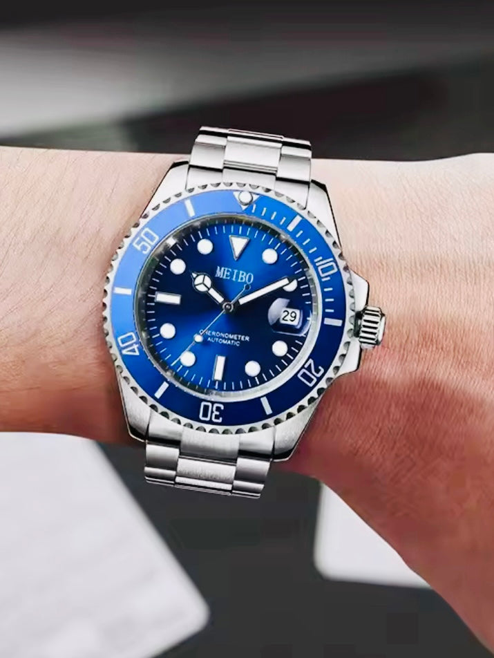 Reloj deportivo de cuarzo de acero inoxidable, informal, de negocios Ideal para Regalo 🎁