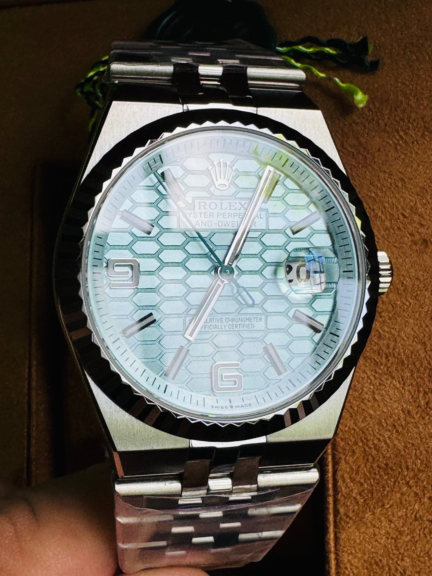 ULTIMO DISEÑO 2025 HERMOSO ROLEX OYSTER PERPETUAL LAND-DWELLER AUTOMÁTICO MECÁNICO-FECHADOR-CHRONOMETER-34 JOYAS 💎-CRISTAL ZAFIRO- MÁXIMO LUJO! NUEVO ESPECTACULAR DISEÑO 2025