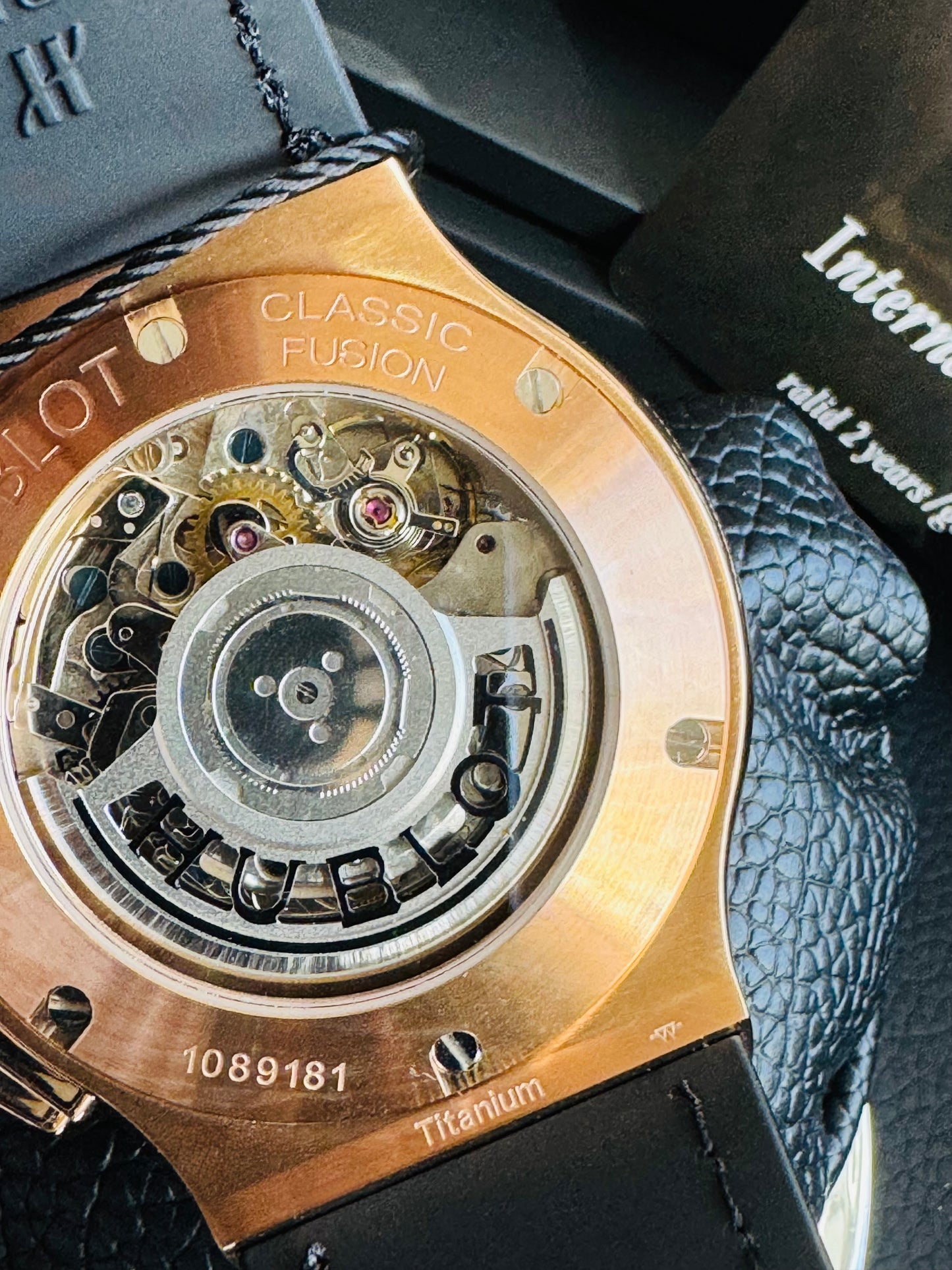 MÁXIMO LUJO RELOJ AUTOMÁTICO MECÁNICO HUBLOT - MÚLTIPLES COMPLICACIONES FUNCIONALES -CRISTAL ZAFIRO-21 JOYAS-MÁXIMA ELEGANCIA!!!