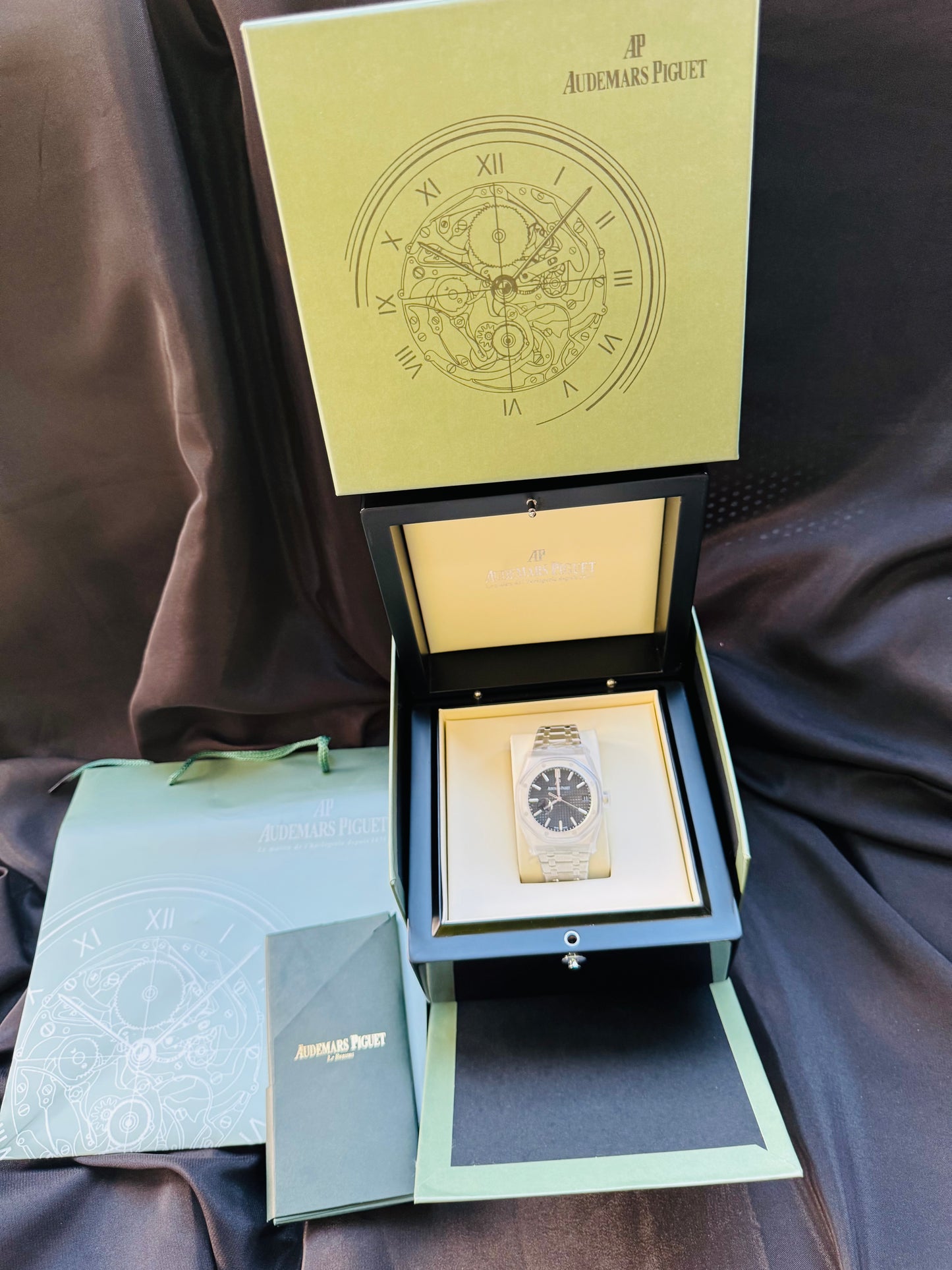 MÁXIMO LUJO IMPONENTE RELOJ AUTOMÁTICO AUDEMARS PIGUET ROYAL OAK SPECIAL EDITION!