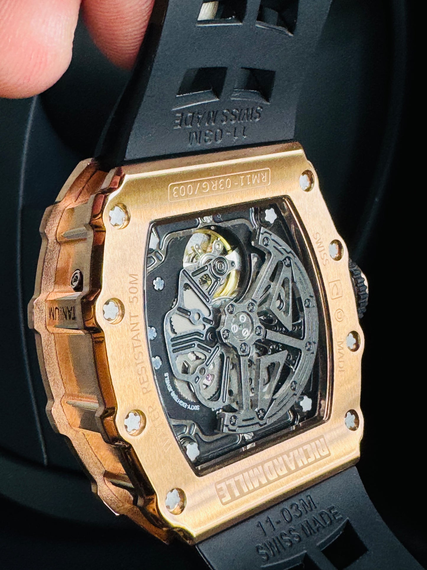 IMPRESIONANTE RELOJ RICHARD MILLE!!! AUTOMÁTICO MECÁNICO-68 JOYAS💎-FECHADOR-LUMINOSO-MULTIFUNCIONAL-ETC! ETC ETC!!!