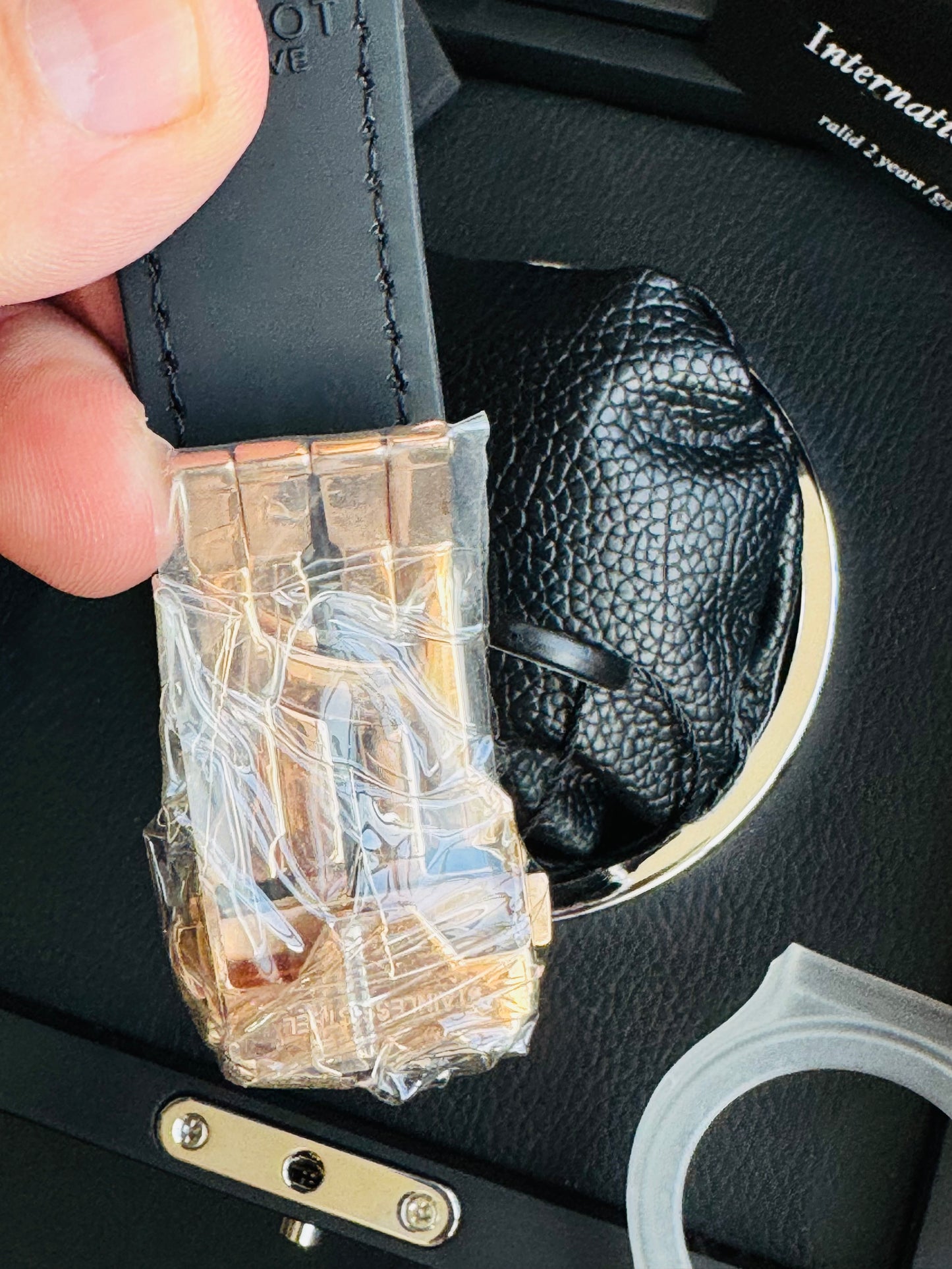 MÁXIMO LUJO RELOJ AUTOMÁTICO MECÁNICO HUBLOT - MÚLTIPLES COMPLICACIONES FUNCIONALES -CRISTAL ZAFIRO-21 JOYAS-MÁXIMA ELEGANCIA!!!