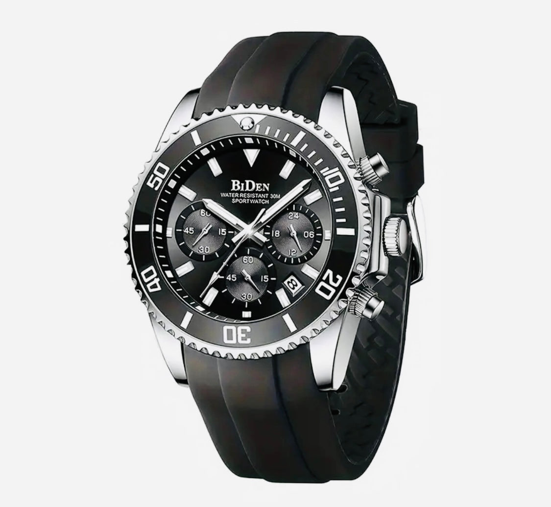 Hermoso Reloj de Cuarzo Múltiples funciones.