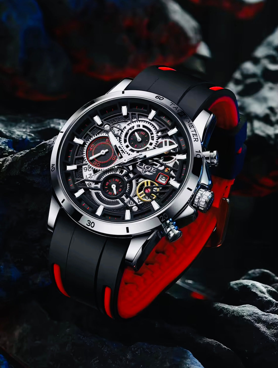 Hermoso Reloj Multifuncional-Movimiento de Cuarzo Excelente Calidad y Diseño! 💯% Original 

información por WhatsApp 99 81 92 84 65
Nota: No se hacen Envíos 🚚 
Ventas solo en Cancún 
Nuestro Lema: No somos Números!
Atencion: Personalizada
