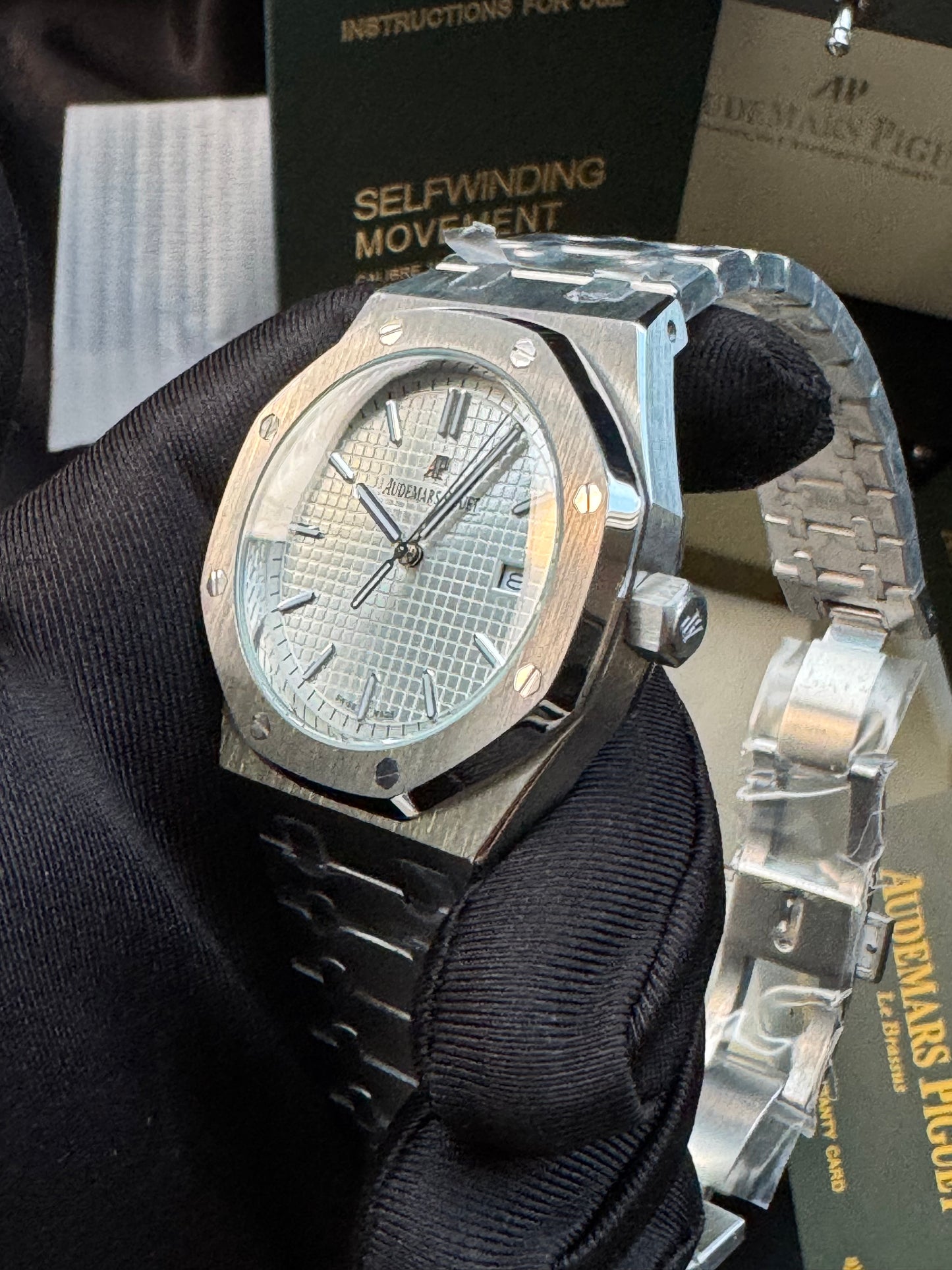 IMPRESIONANTE AUDEMARS PIGUET AUTOMÁTICO MECÁNICO ALTA CALIDAD! ROYAL OAK