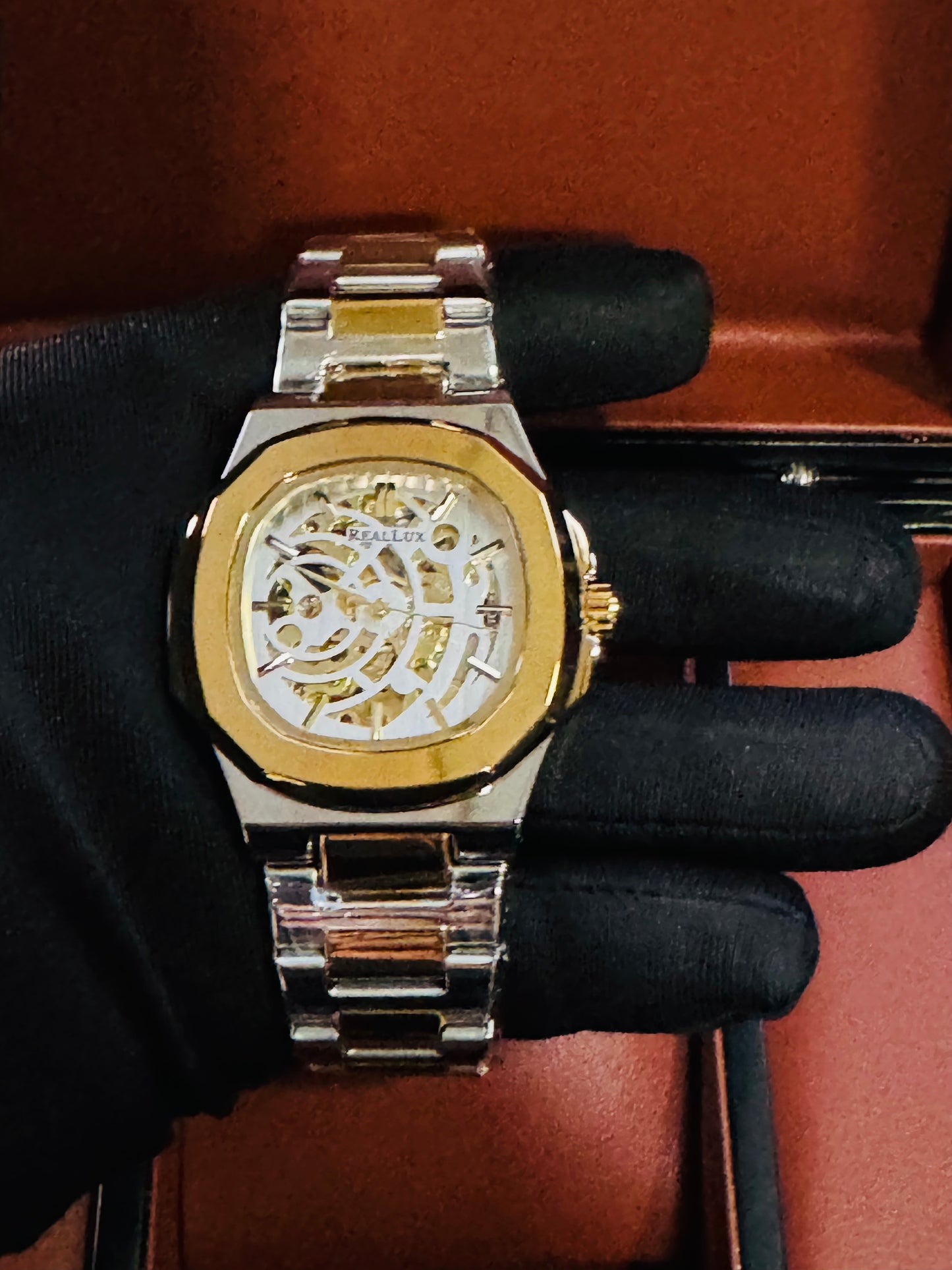 Impresionante Reloj Mecánico Automático Skeleton Excelente Calidad en Diseño y Acabados