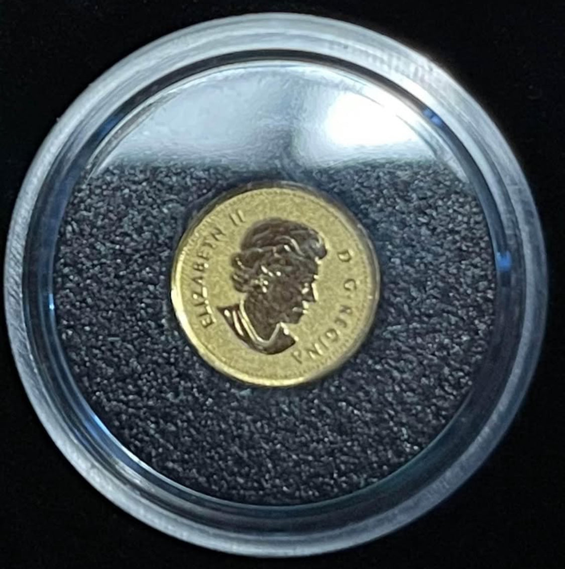 Moneda Oro Puro de 25 centavos sin Aleaciones 40 Aniversario GML para Coleccionistas