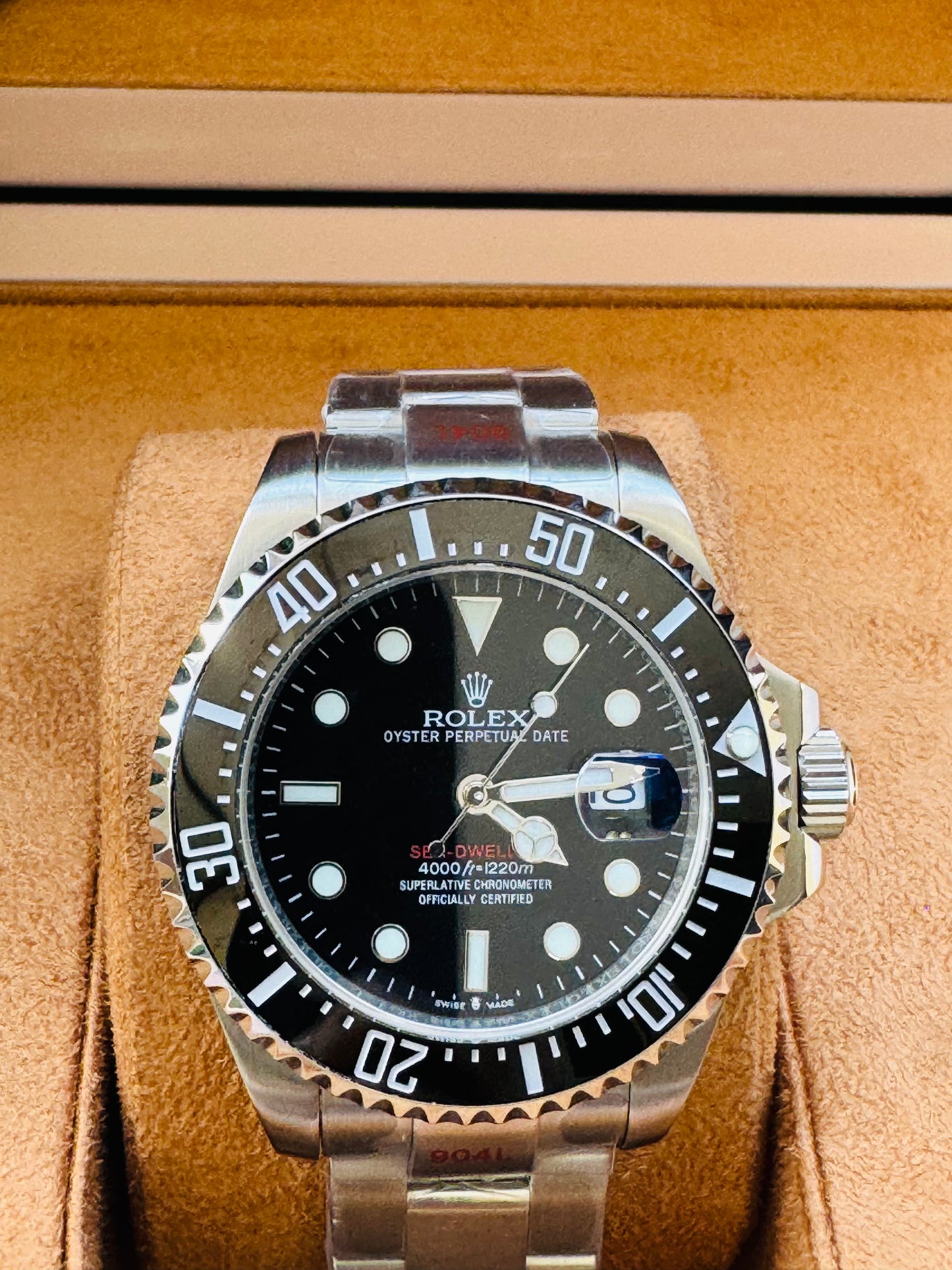 ESPECTACULAR RELOJ ROLEX AUTOMÁTICO SEADWELLER VÁLVULA DE ESCAPE 💨 HERMOSO!!!